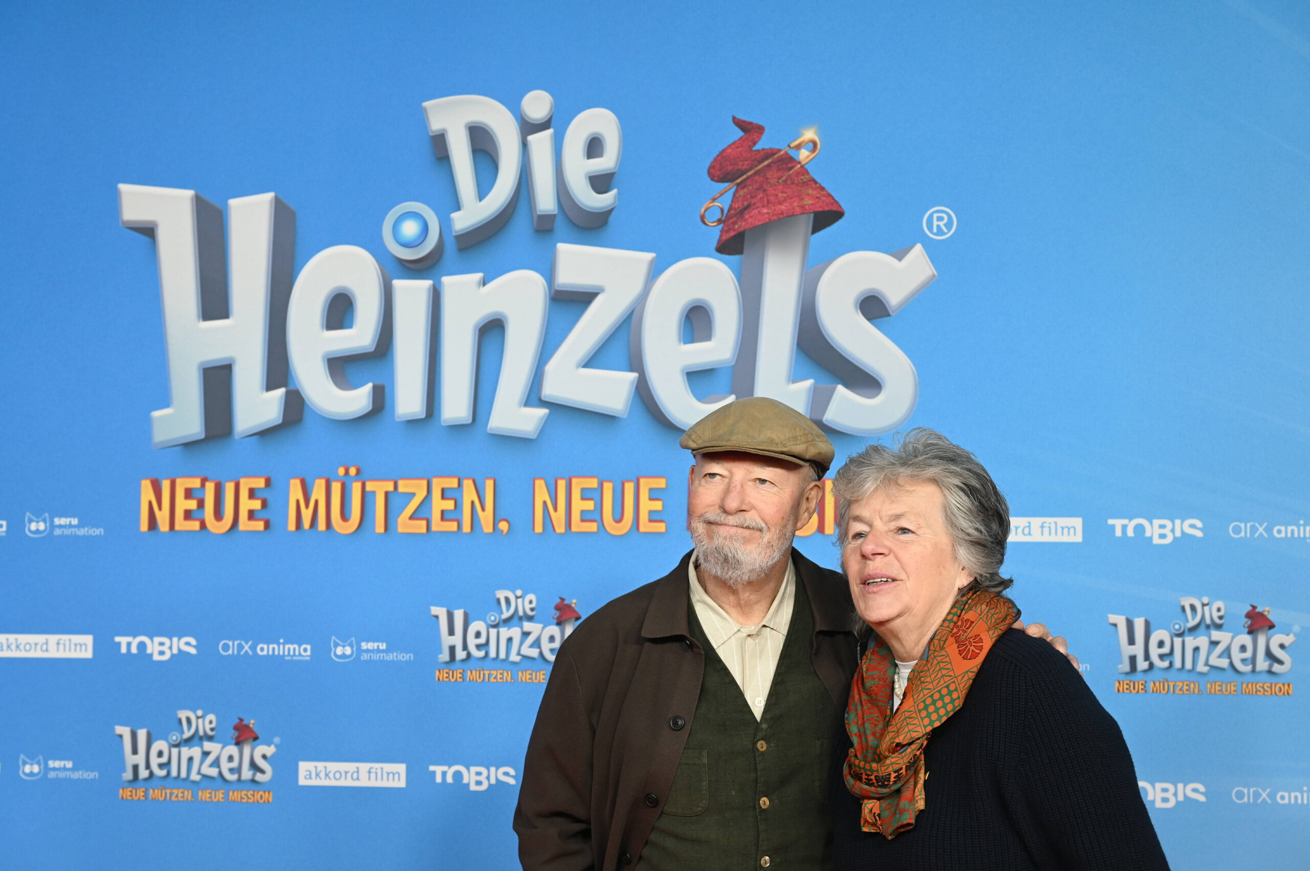 Margie Kinsky und Bill Mockridge lächeln bei einer Premiere in Köln
