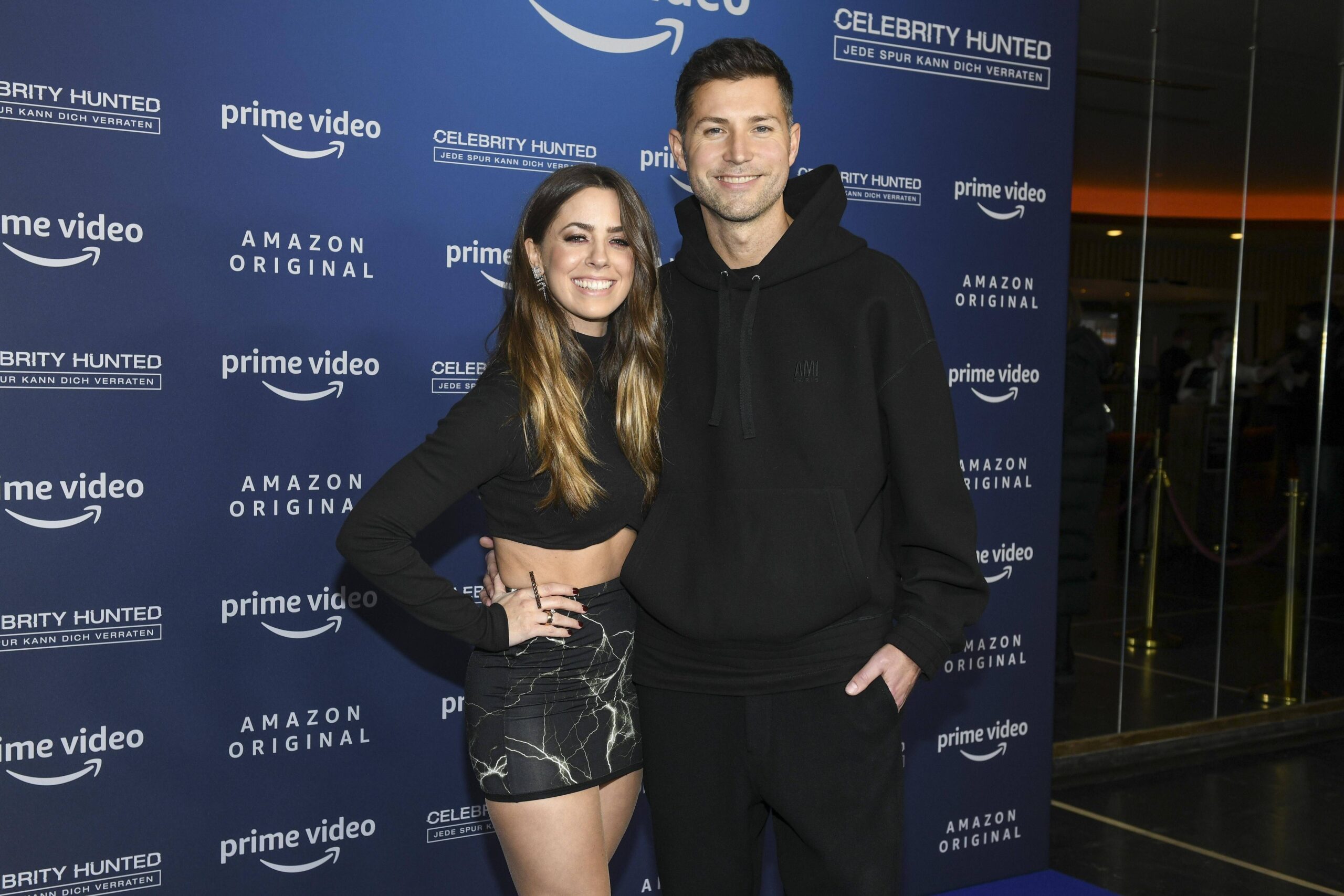 Vanessa Mai und Andreas Ferber bei einer Premiere in Berlin