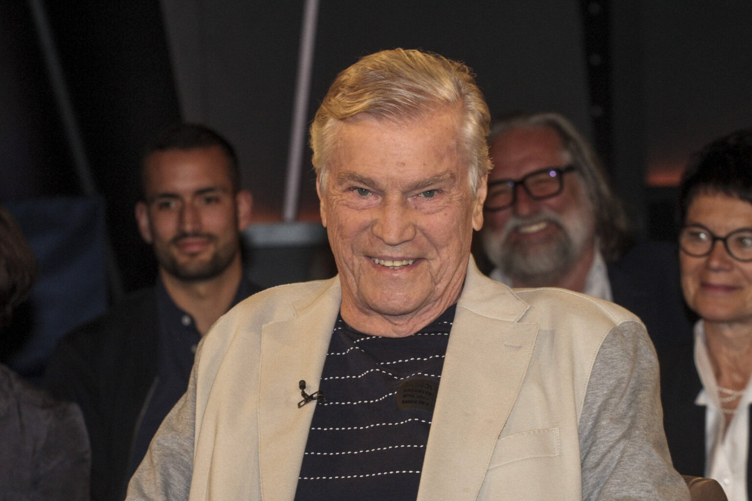Jochen Busse, Schauspieler und Kabarettist, bei der NDR Talk Show in Hamburg
