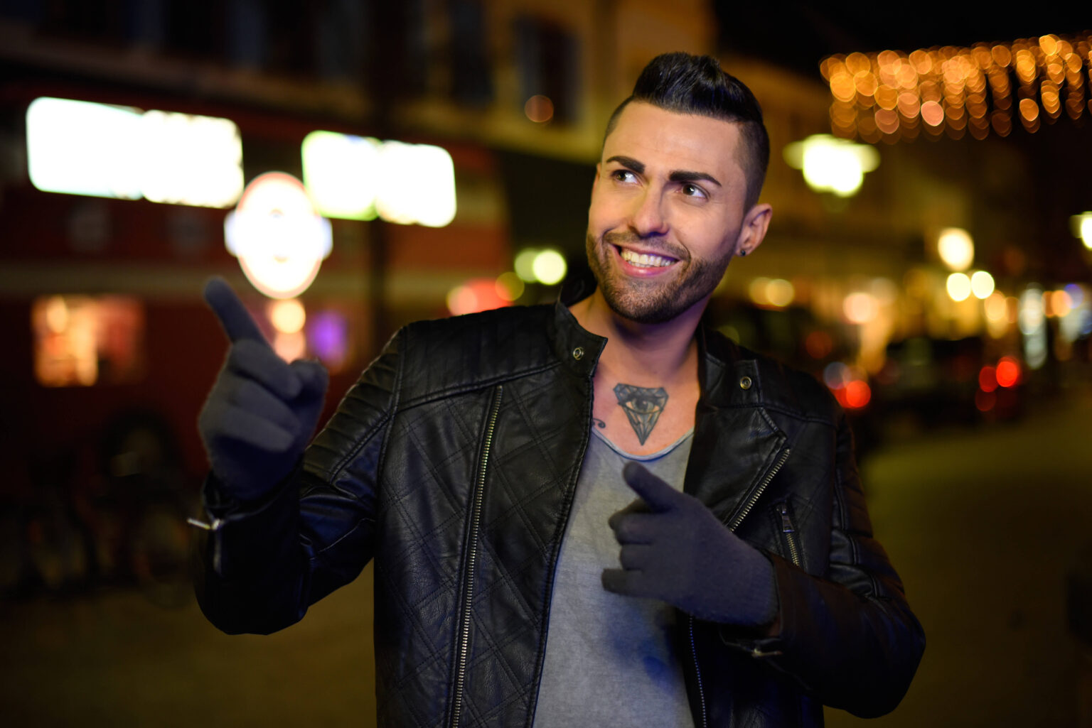 Dominik Münch, ehemaliger DSDS-Kandidat, in der Innenstadt von Frankenthal