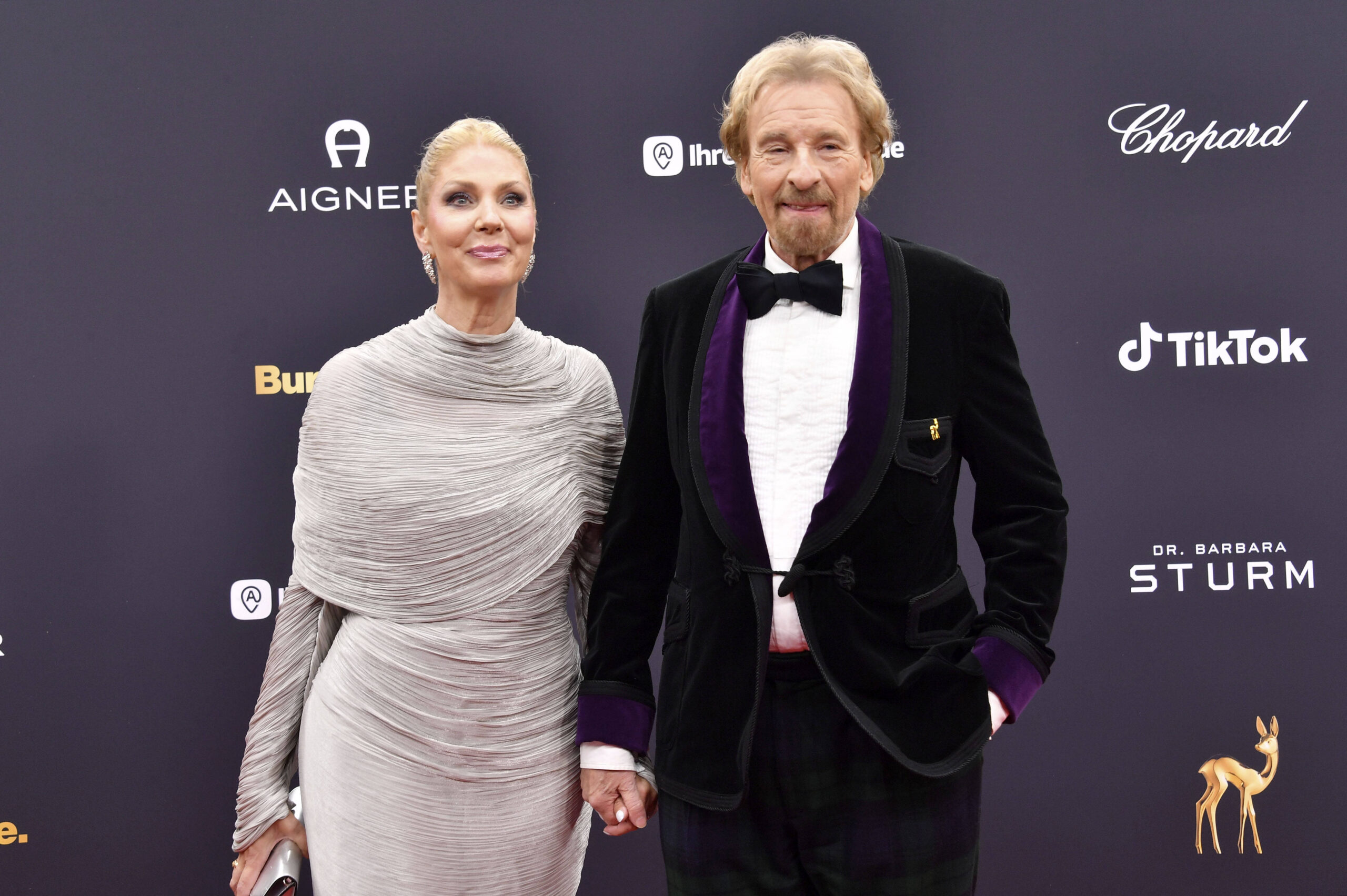 Thomas Gottschalk und seine Ehefrau Karina Mroß bei der Bambi-Verleihung 2025