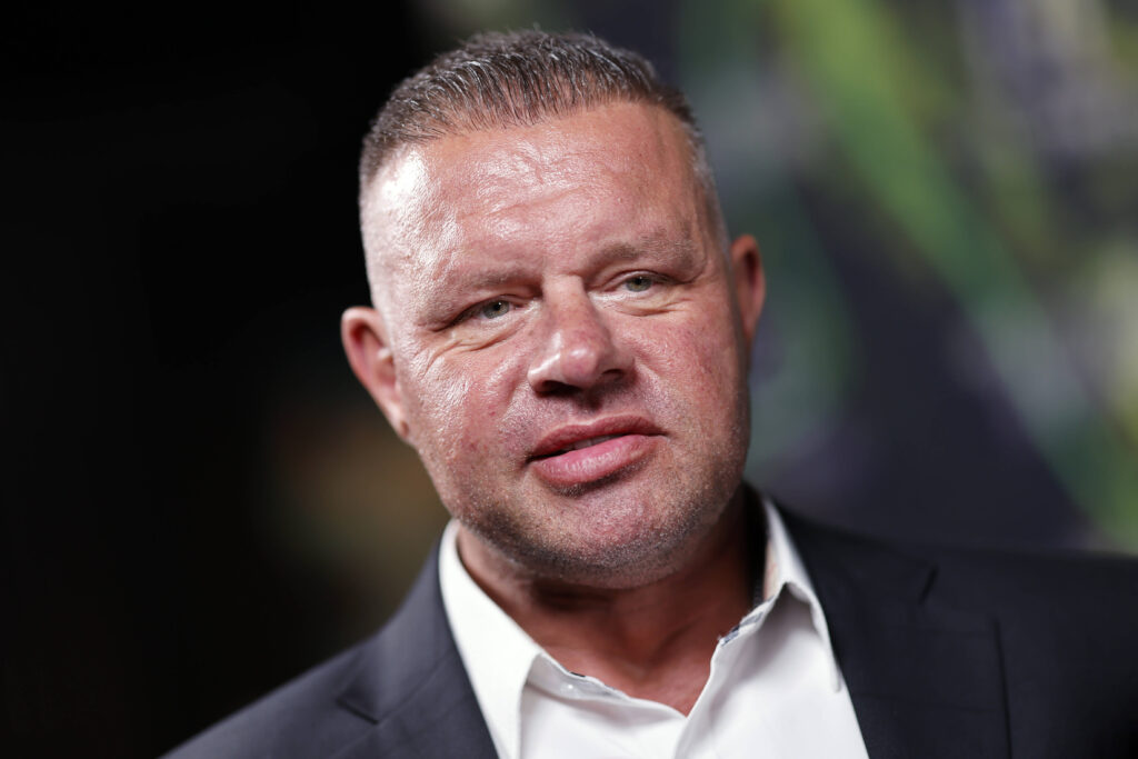 Stefan Braun, bis April 2026 Partner von Iris Katzenberger, bei einer Premiere in Köln