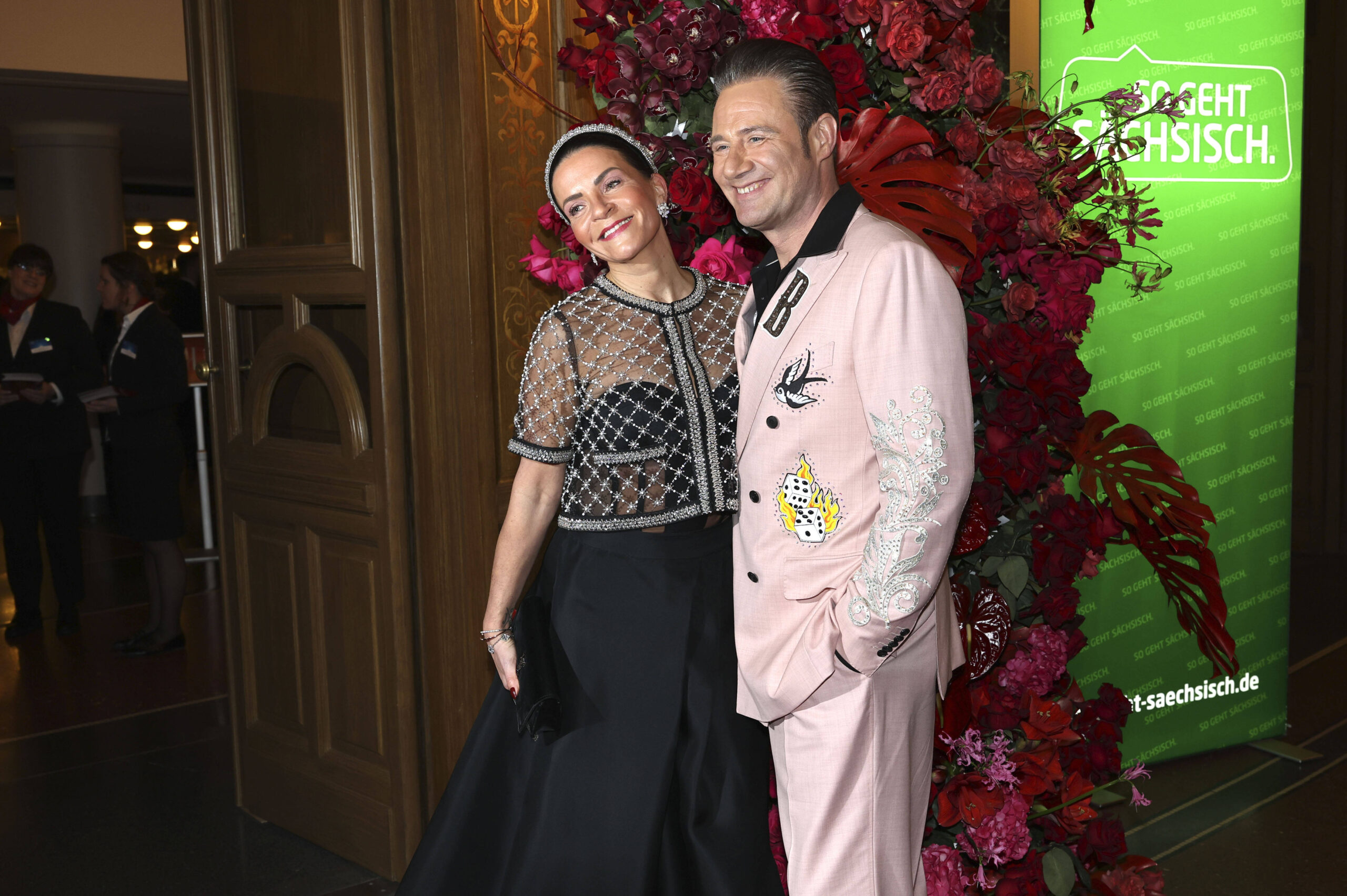 Sasha und Julia Röntgen bei einem gemeinsamen Red-Carpet-Auftritt