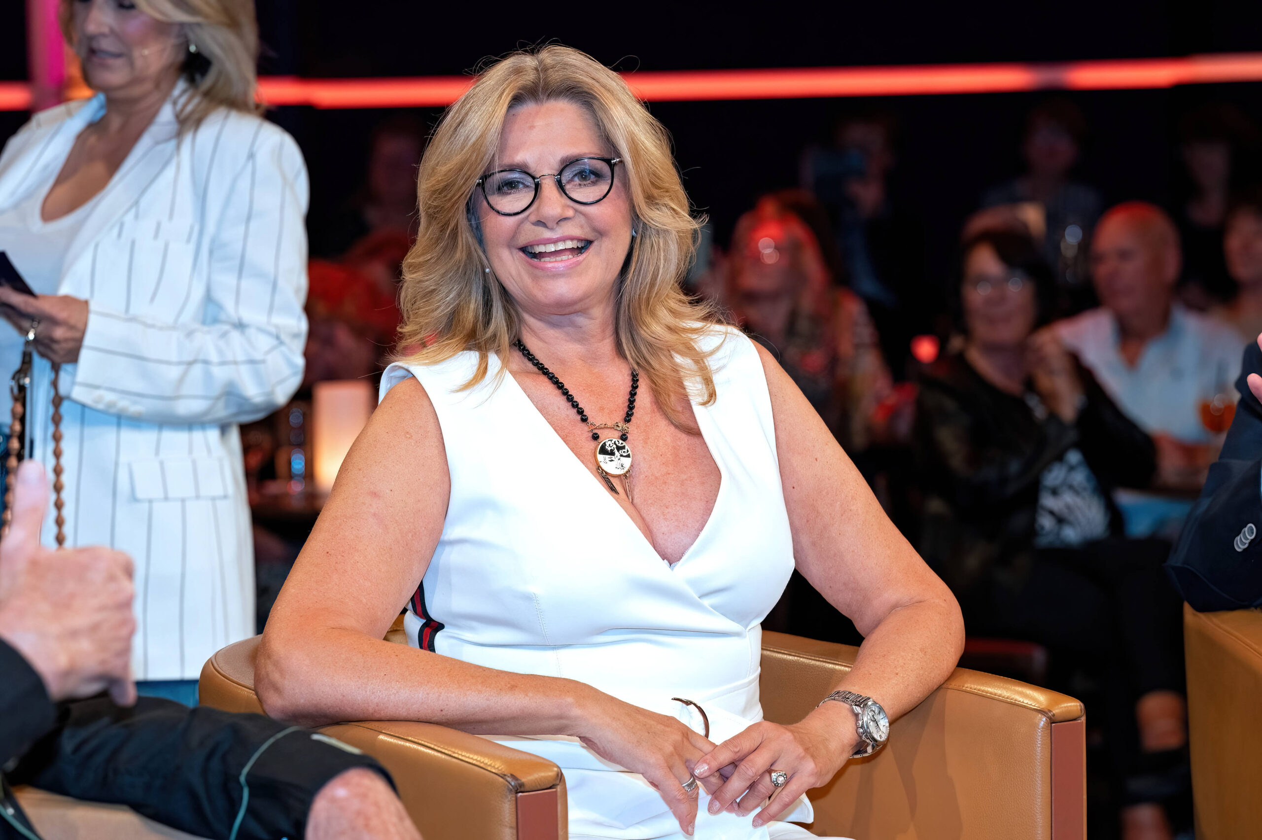 Maren Gilzer bei der MDR-Talkshow Riverboat im Juni 2026