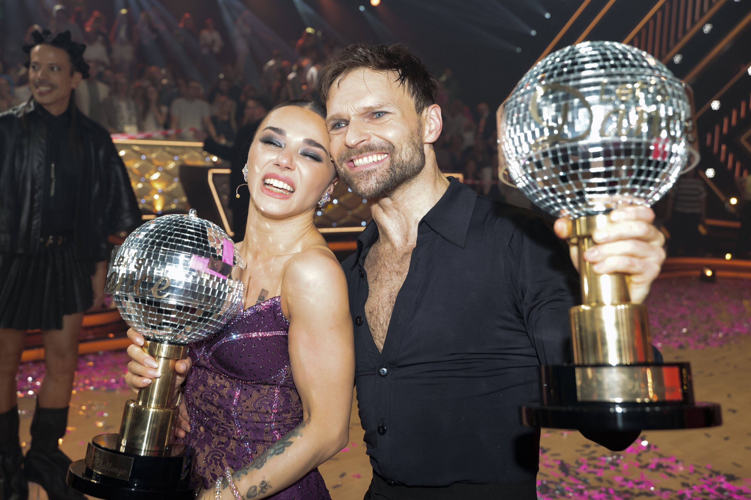 Vadim Garbuzov mit Tanzpartnerin Anastasia Maruster bei „Let's Dance
