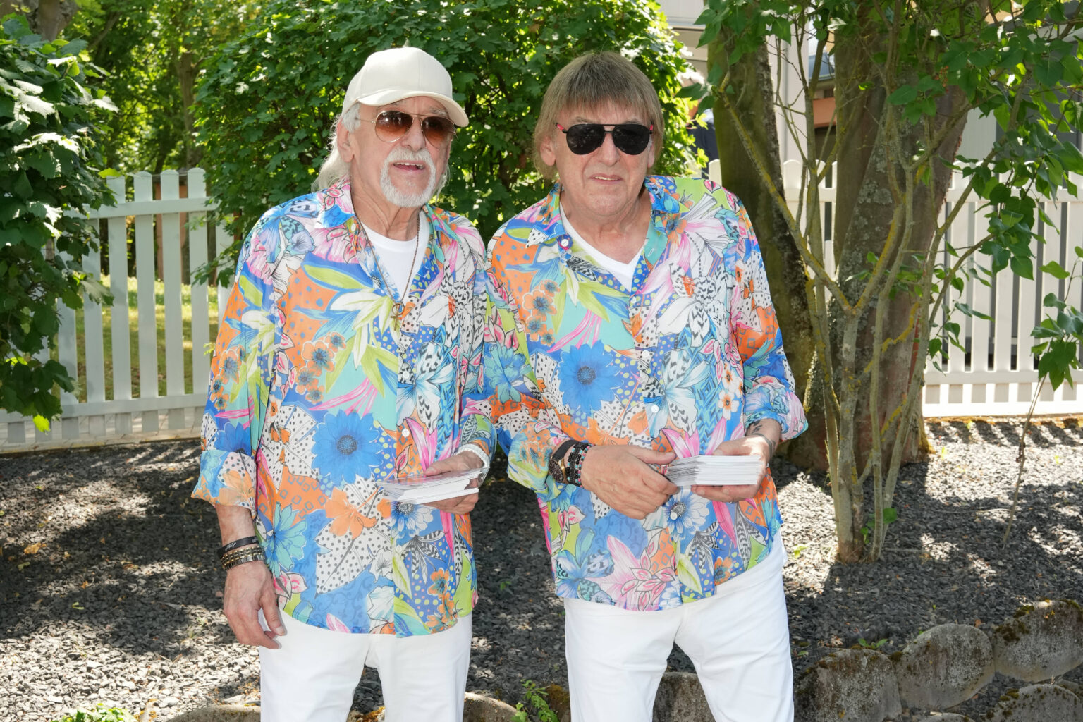 Die Amigos, Karl-Heinz und Bernd Ulrich, im ZDF-Fernsehgarten