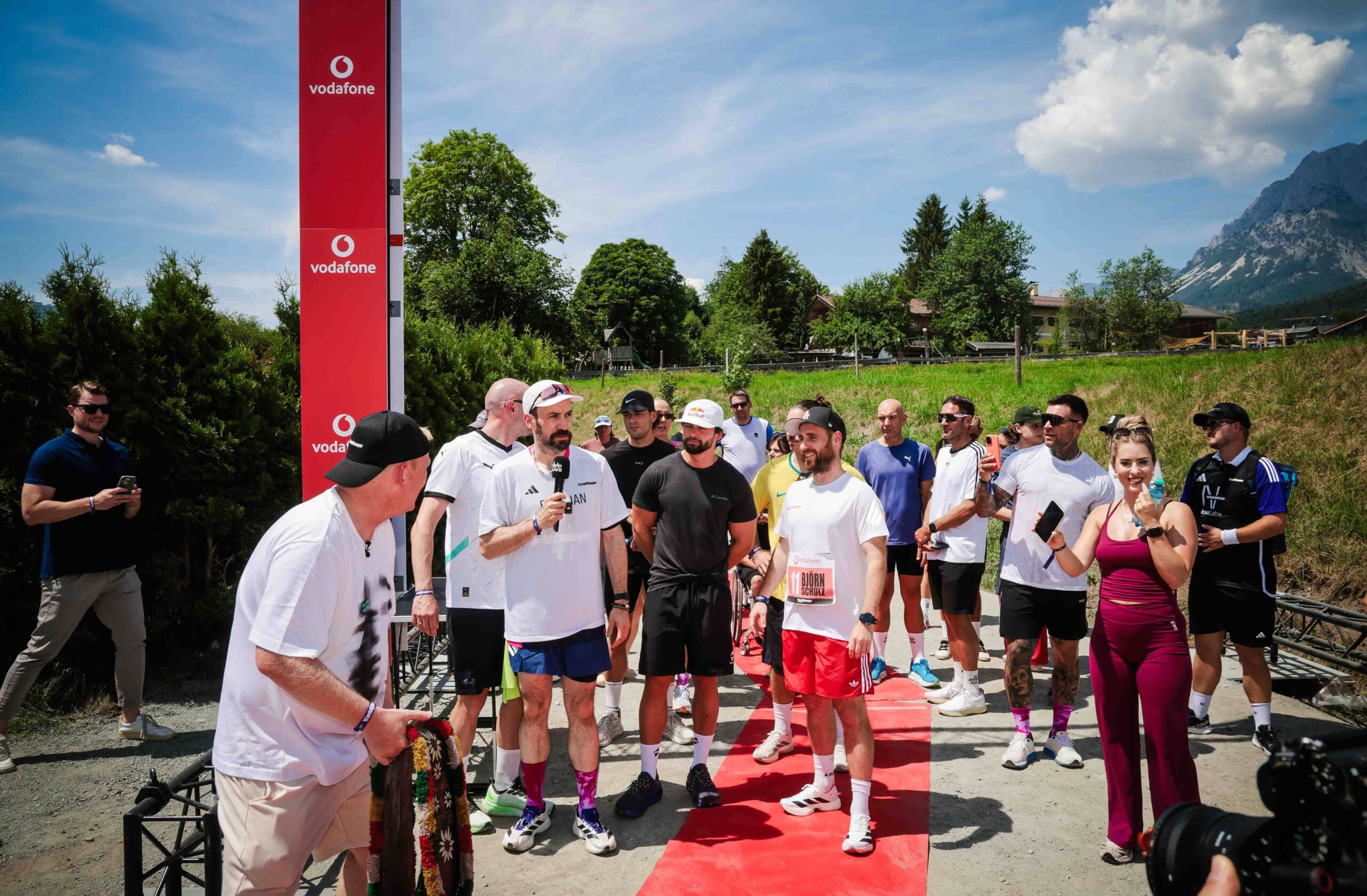 Knossi bei einem Charity-Event in Tirol