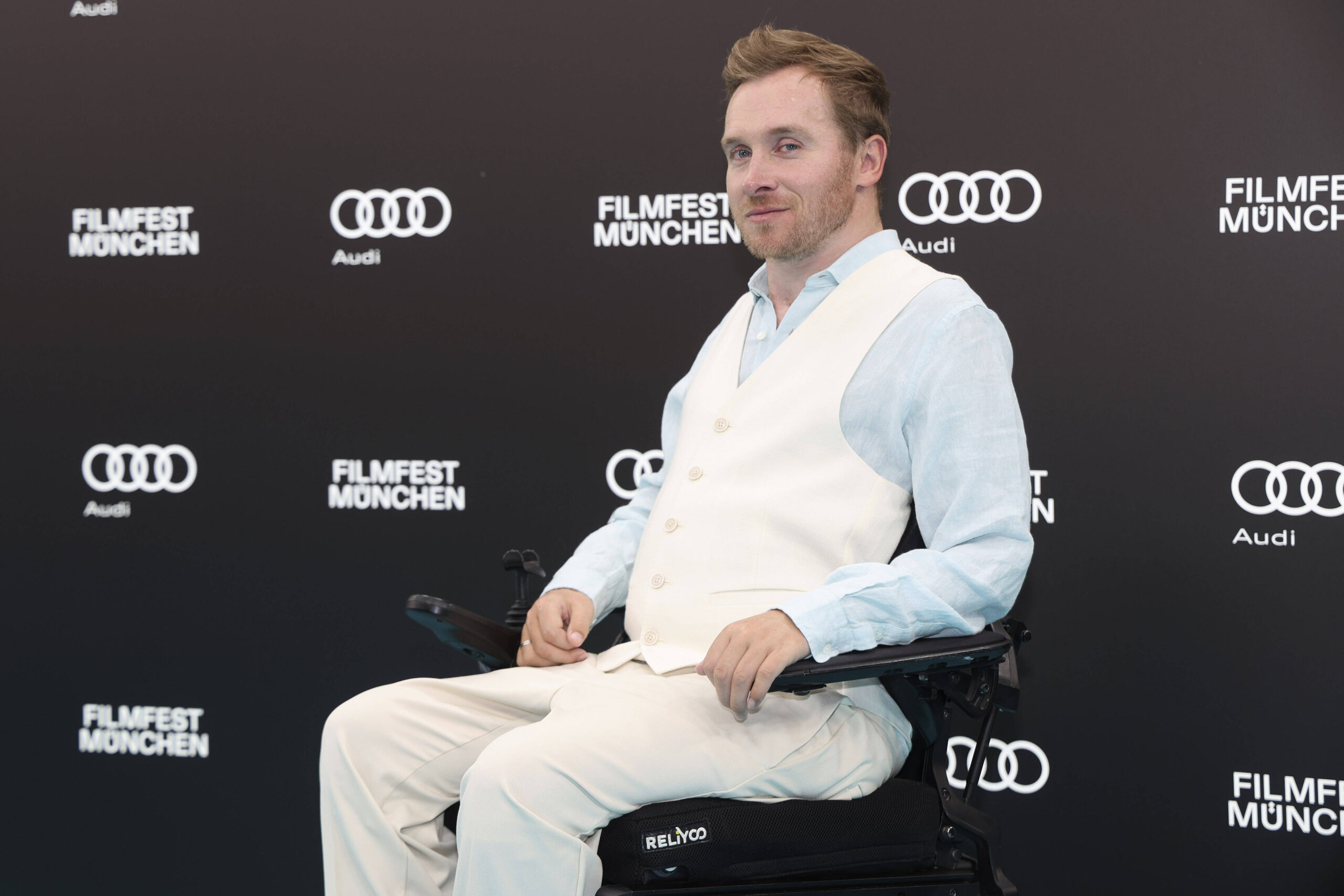 Samuel Koch auf dem roten Teppich beim Filmfest München