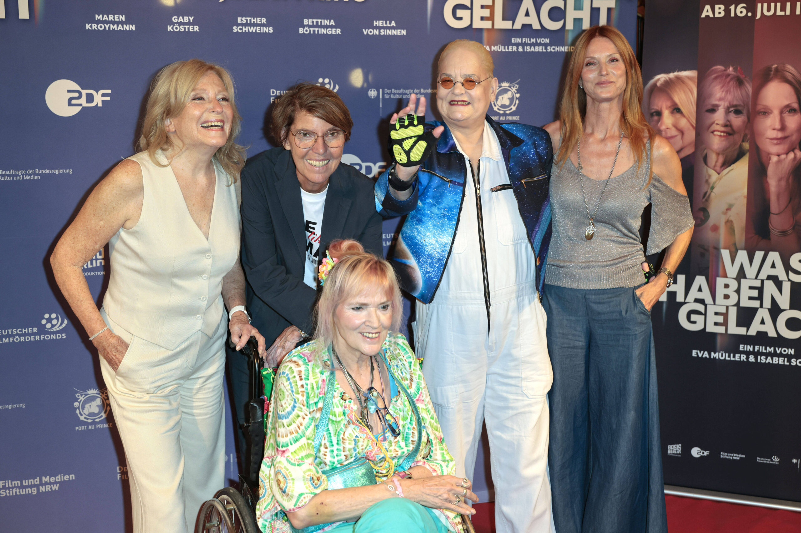 Maren Kroymann, Bettina Böttinger, Gaby Köster, Hella von Sinnen und Esther Schweins bei der Filmpremiere in Köln