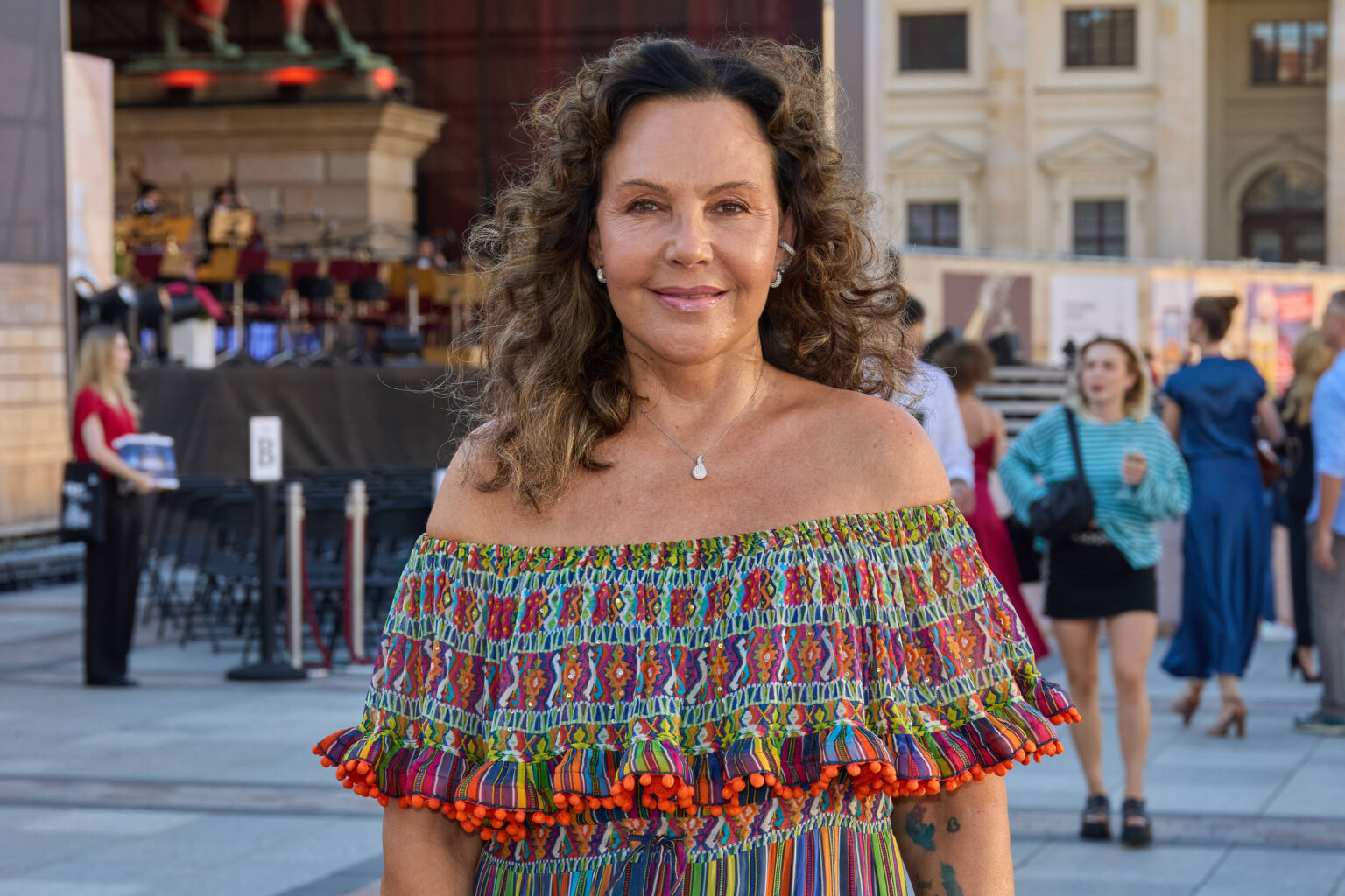 Natascha Ochsenknecht bei der Eröffnung des Classic Open Air auf dem Gendarmenmarkt in Berlin