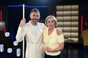 Susan Link und Micky Beisenherz moderieren den Kölner Treff im WDR