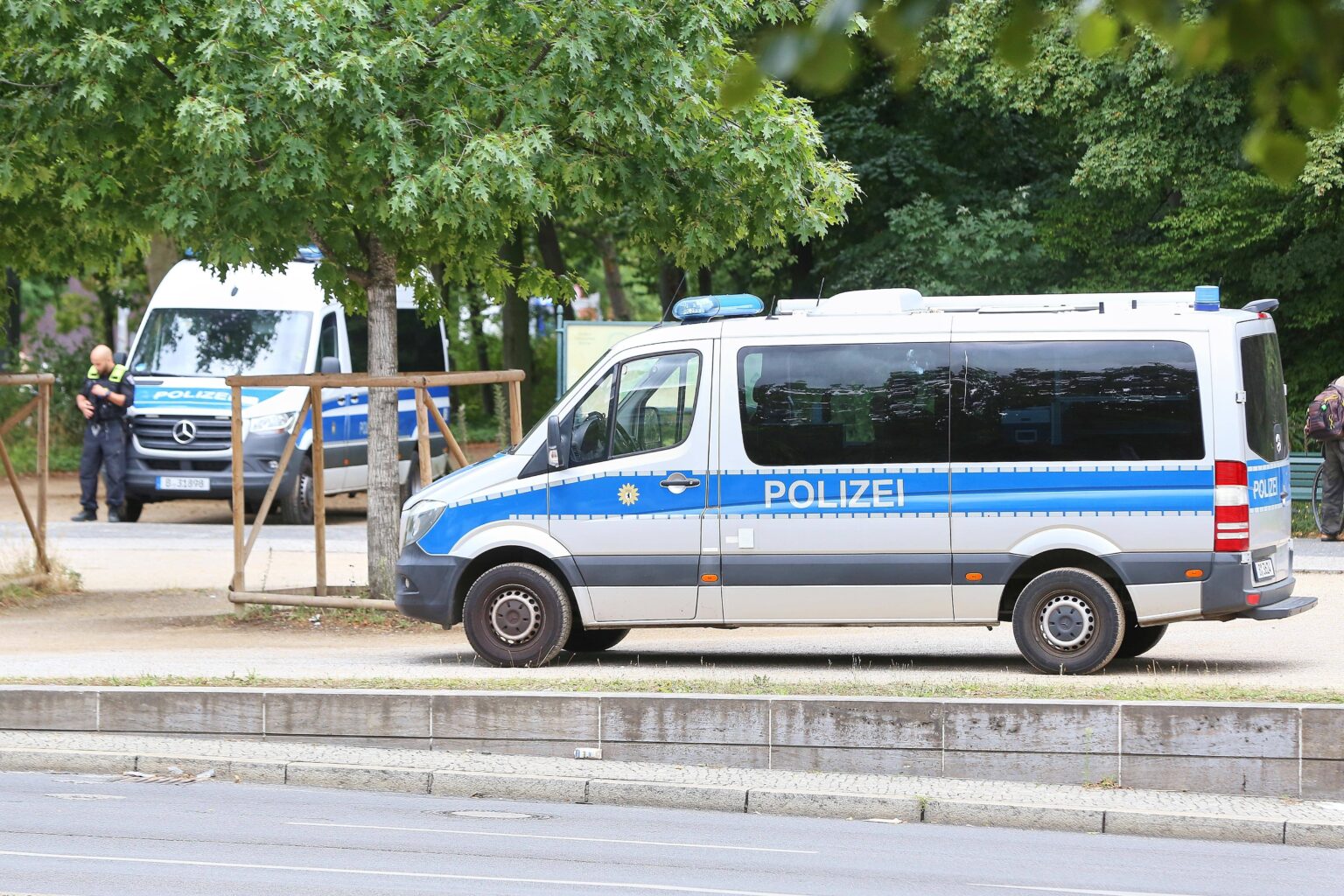 Polizeieinsatz nach dem CSD-Anschlag in Berlin