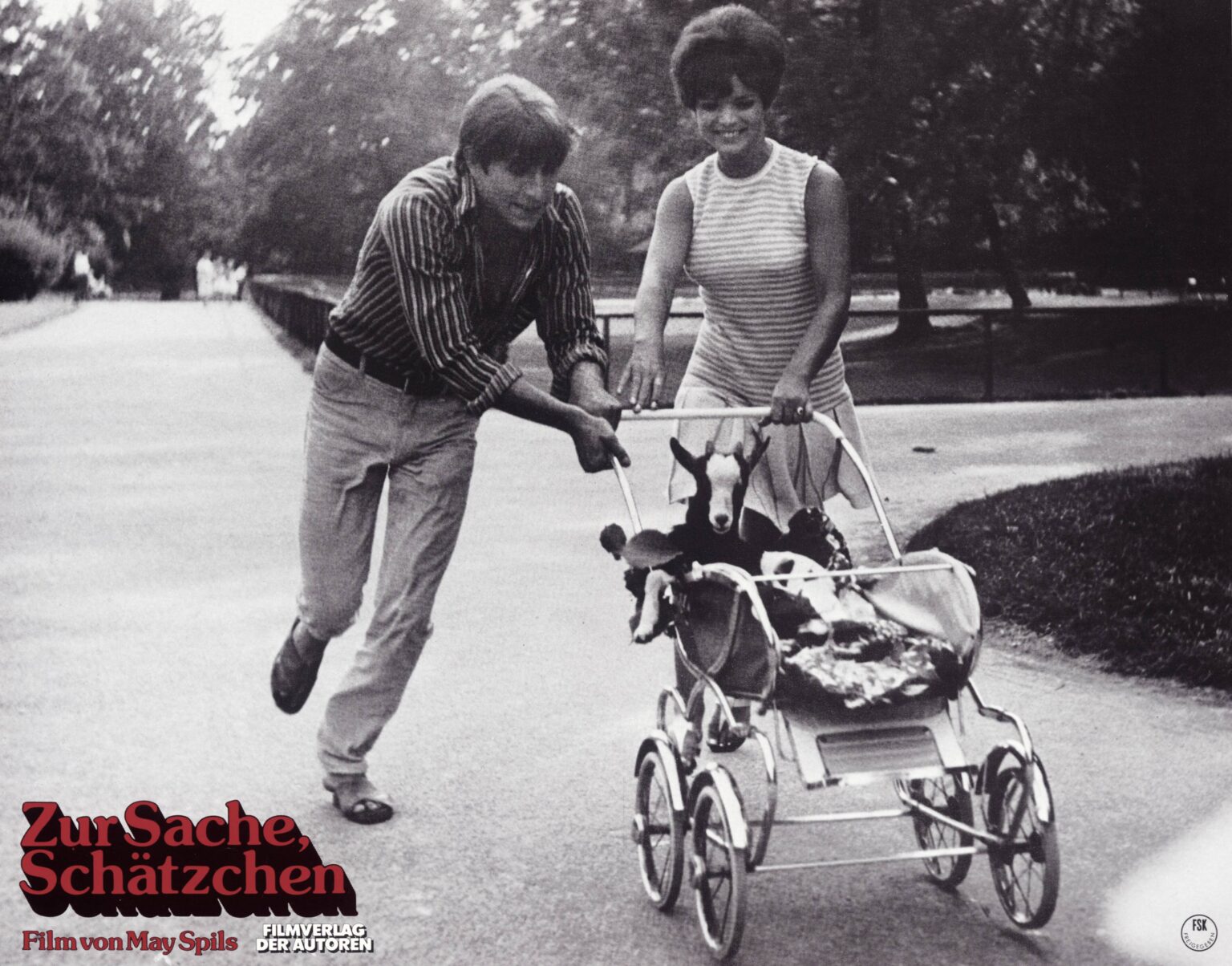 Werner Enke und Uschi Glas in "Zur Sache, Schätzchen", 1968