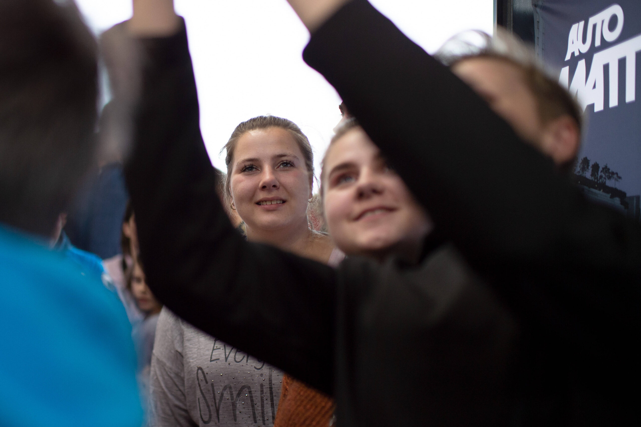 Sarafina und Estefania Wollny bei einem Fan-Fototermin
