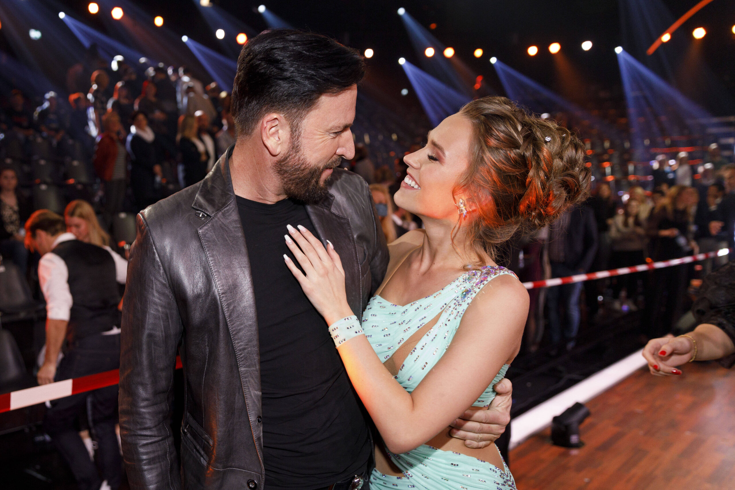 Michael Wendler mit Ehefrau Laura Müller bei der RTL-Tanzshow Let's Dance