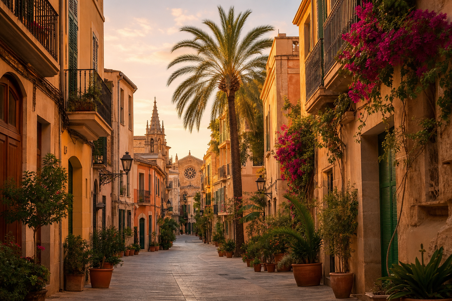 Altstadtgasse in Palma de Mallorca