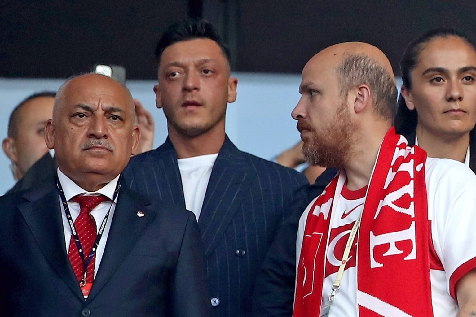 Mesut Özil im Berliner Olympiastadion beim EM-Viertelfinale Niederlande gegen Türkei