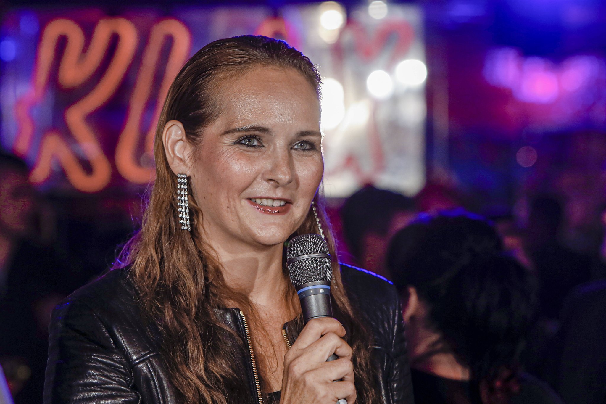 Helena Fürst bei einem musikalischen Auftritt in Dresden im Juli 2017