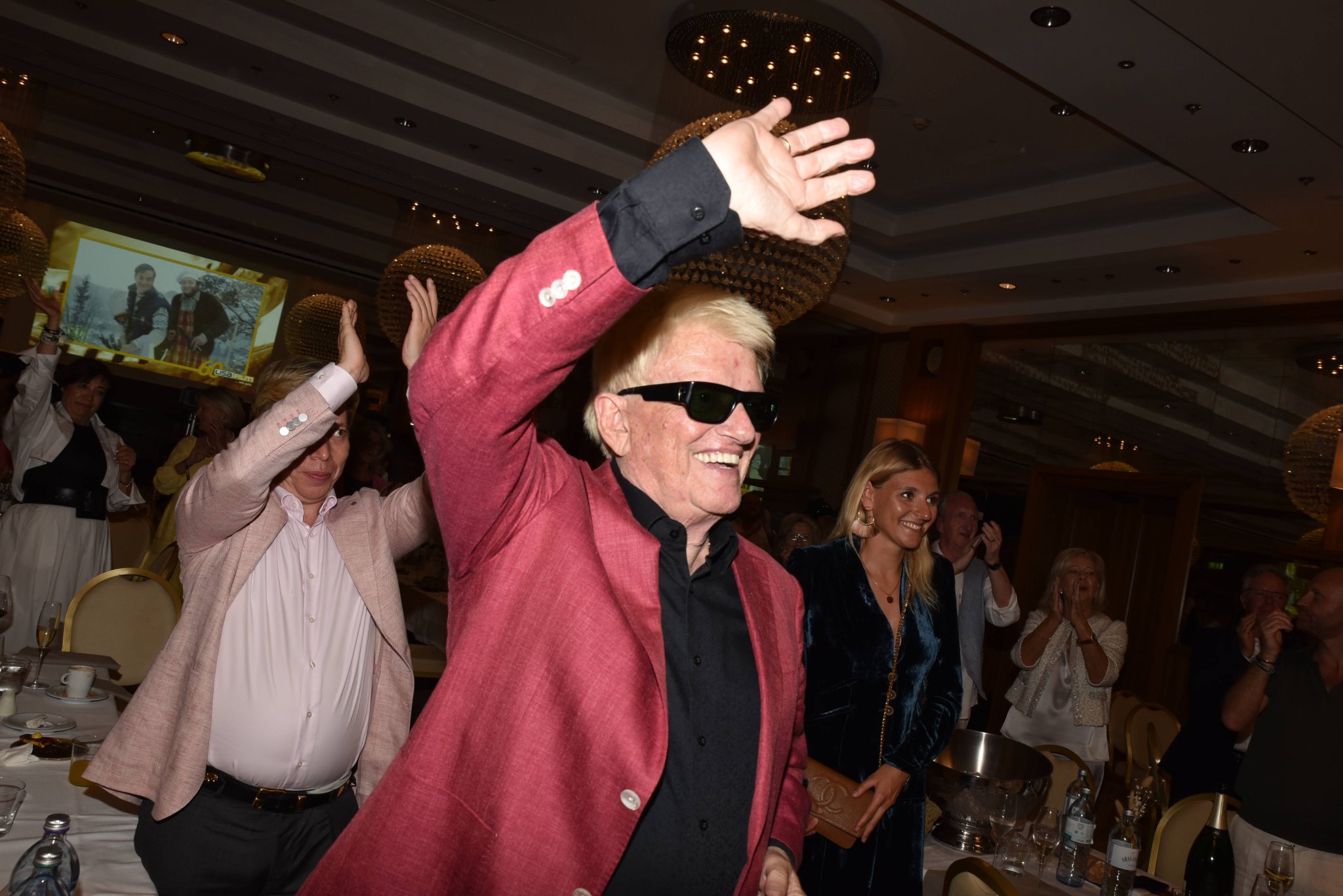 Heino im Schloss Velden am Wörthersee, dem Drehort der neuen Serie