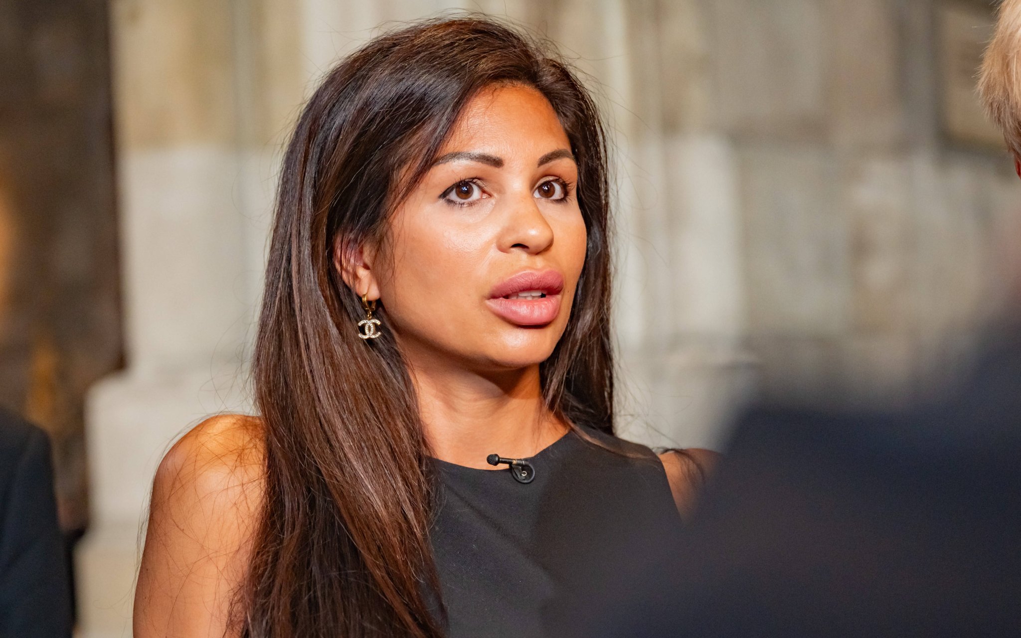 Nina „Bambi“ Bruckner bei der öffentlichen Verabschiedung von Richard Lugner im Wiener Stephansdom