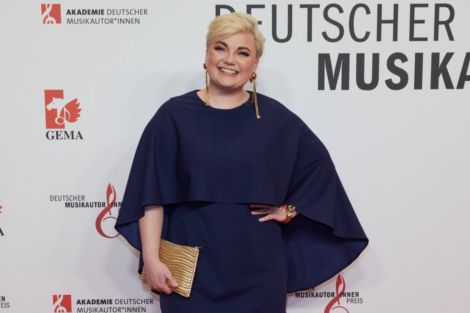 Sängerin Ela Steinmetz (ela.), ehemalige Frontfrau von Elaiza, beim Deutschen Musikautorenpreis in Berlin