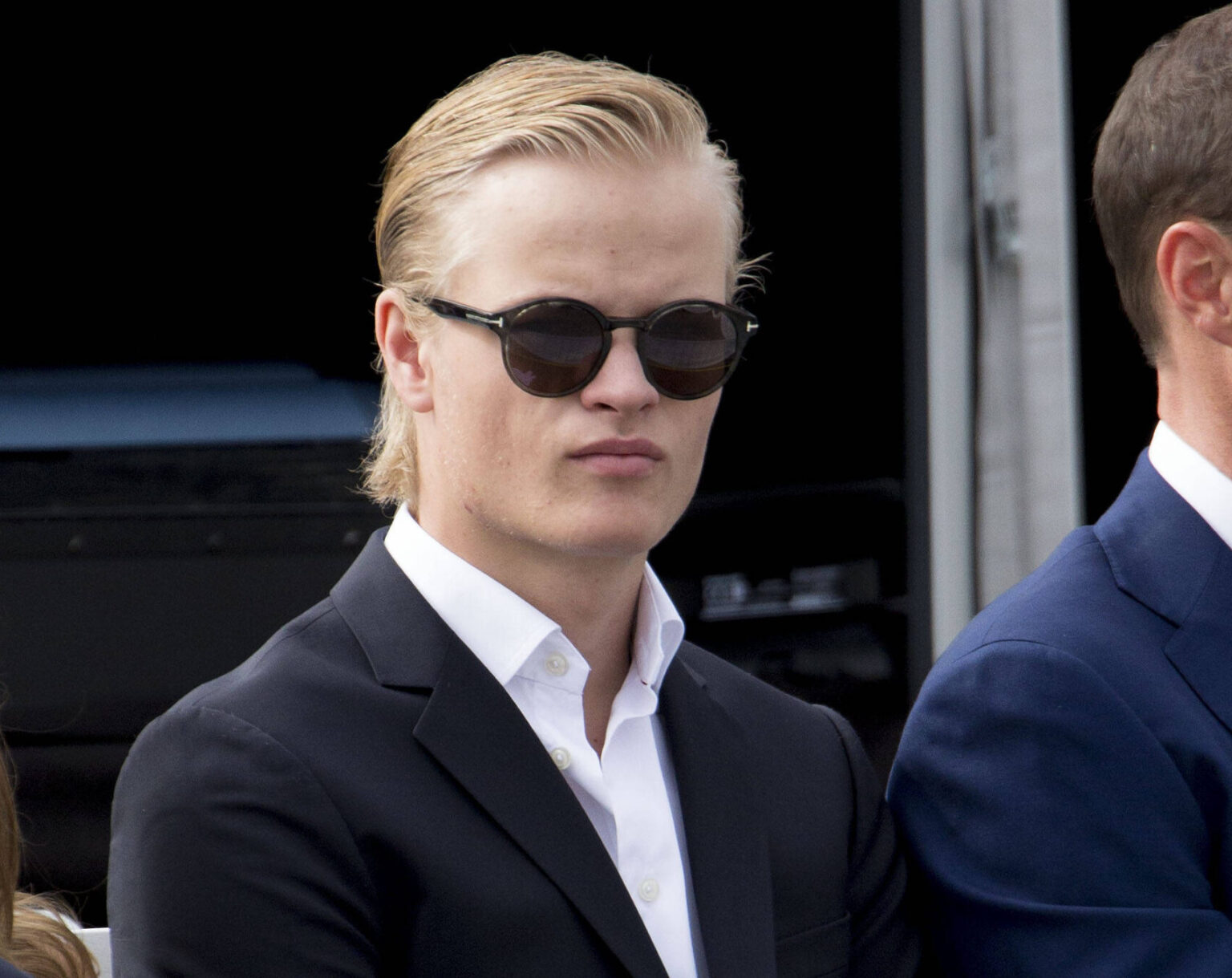 Marius Borg Høiby und Kronprinz Haakon von Norwegen bei einer royalen Veranstaltung