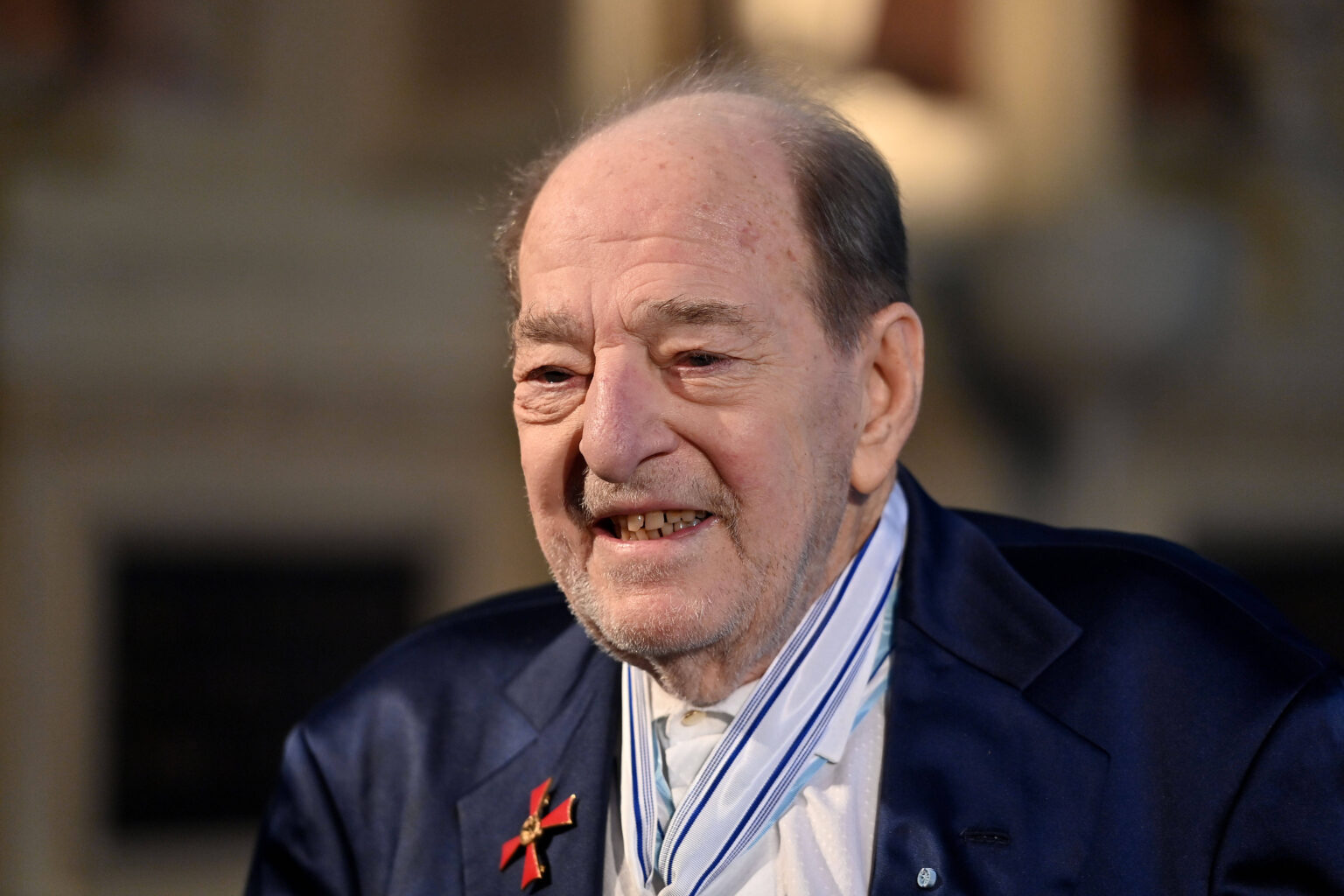 Musikproduzent Ralph Siegel bei einer Ehrung in München im Dezember 2025