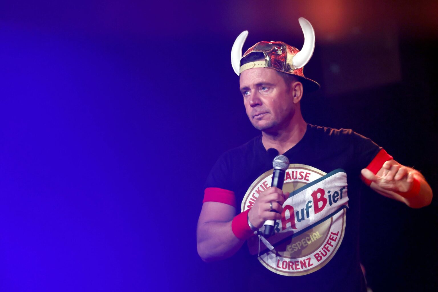 Lorenz Büffel bei der Party zu seinem 20-jährigen Bühnenjubiläum in Köln