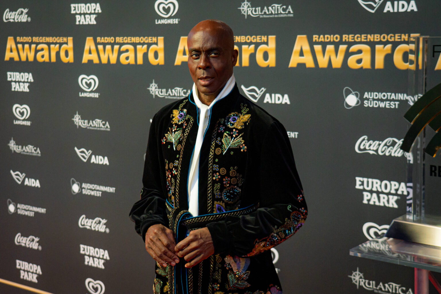 Bruce Darnell beim Radio Regenbogen Award im Europa-Park Rust 2026