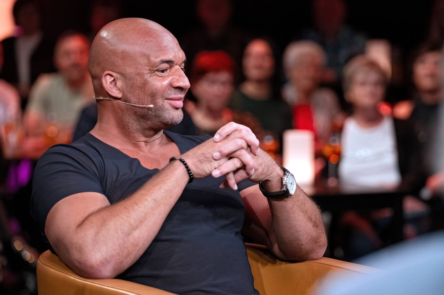 Detlef D! Soost bei der Aufzeichnung der MDR-Talkshow Riverboat in Leipzig