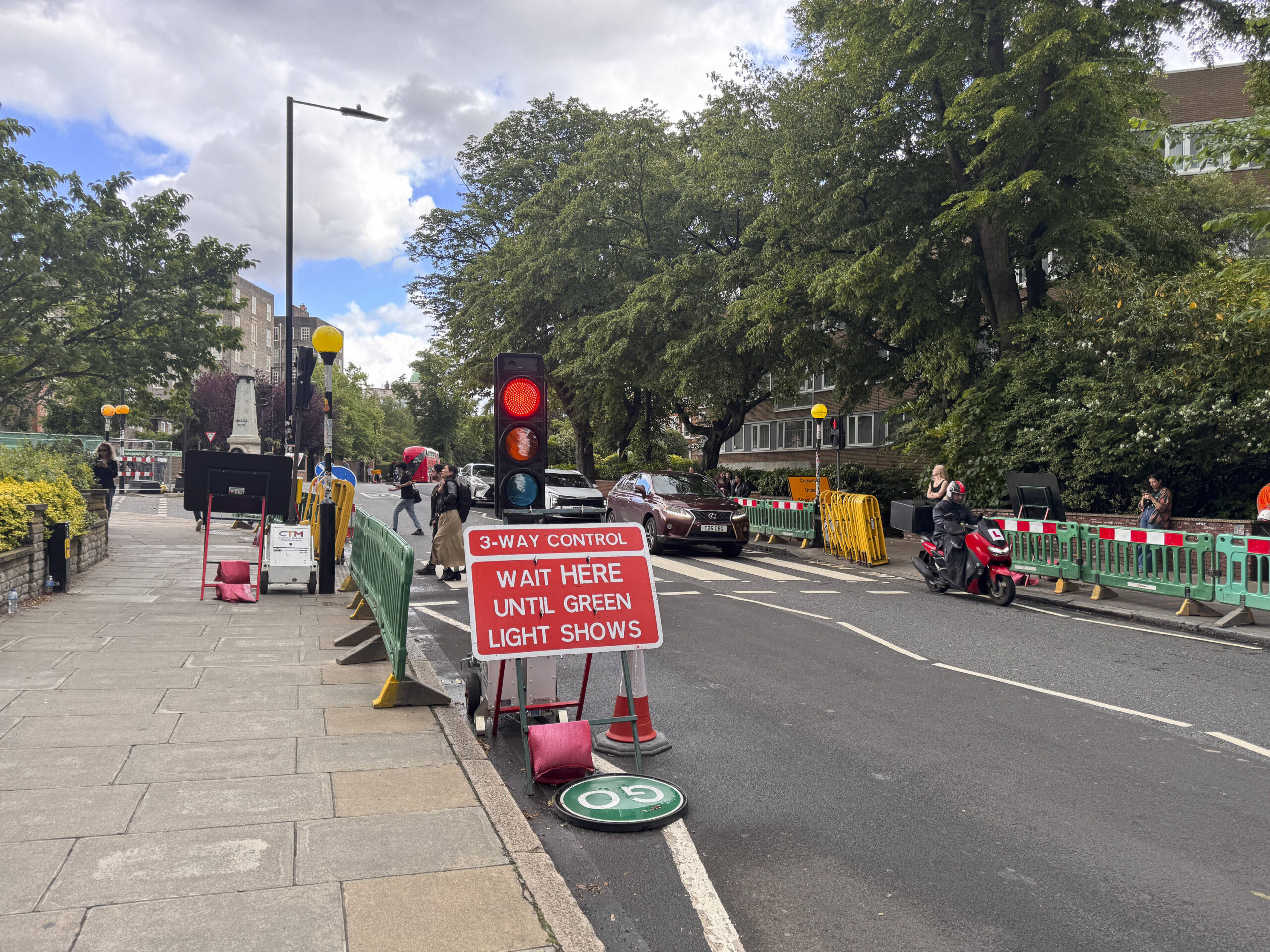 Zebrastreifen vor den Abbey Road Studios in London