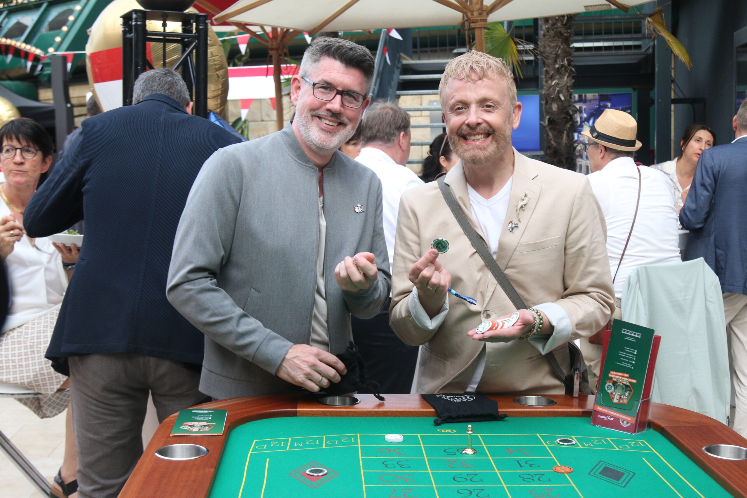 Ross Antony mit Ehemann Paul Reeves beim Europa-Park-Termin