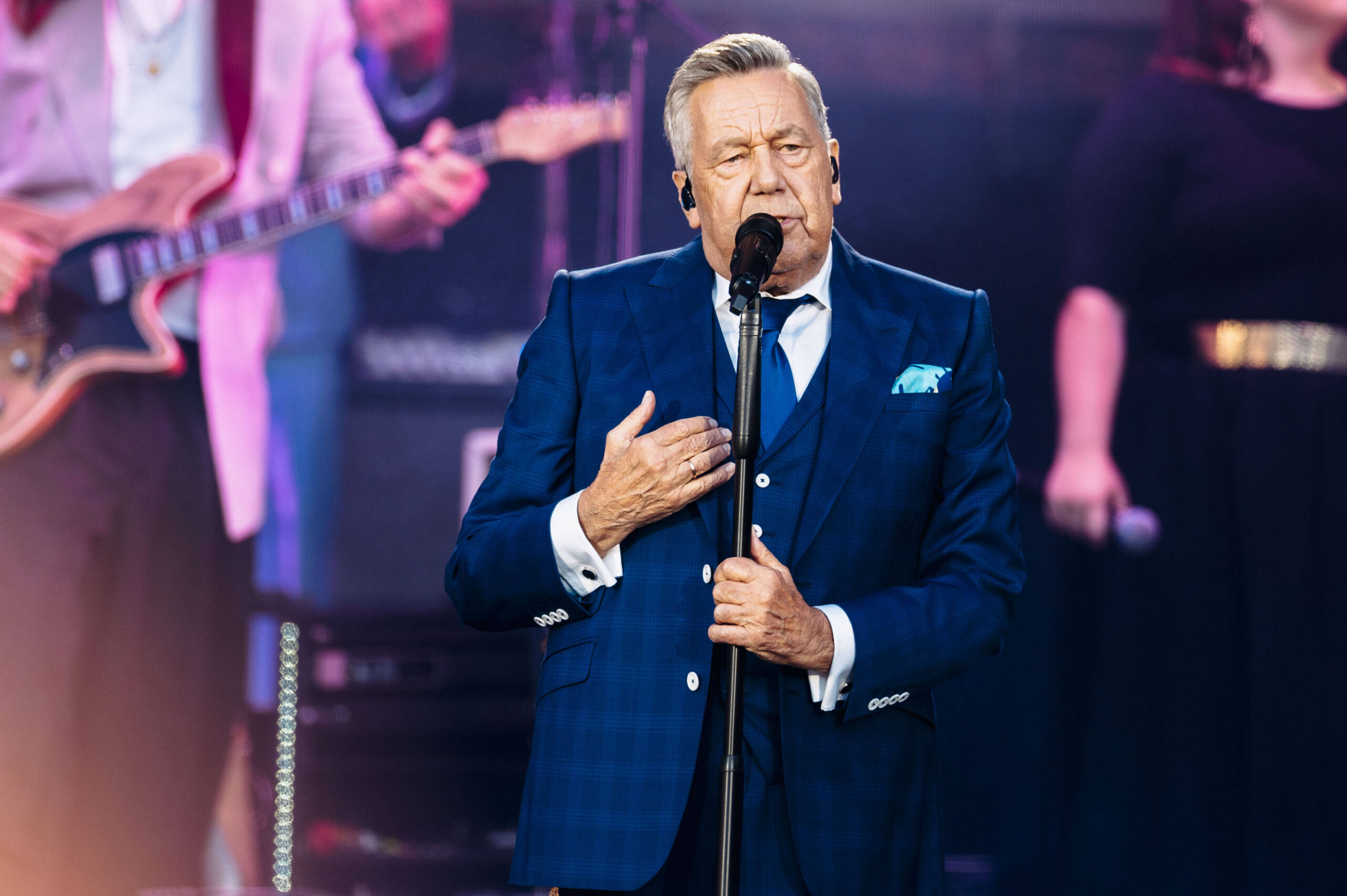 Roland Kaiser bei einem Konzert in Erfurt im Juli 2026