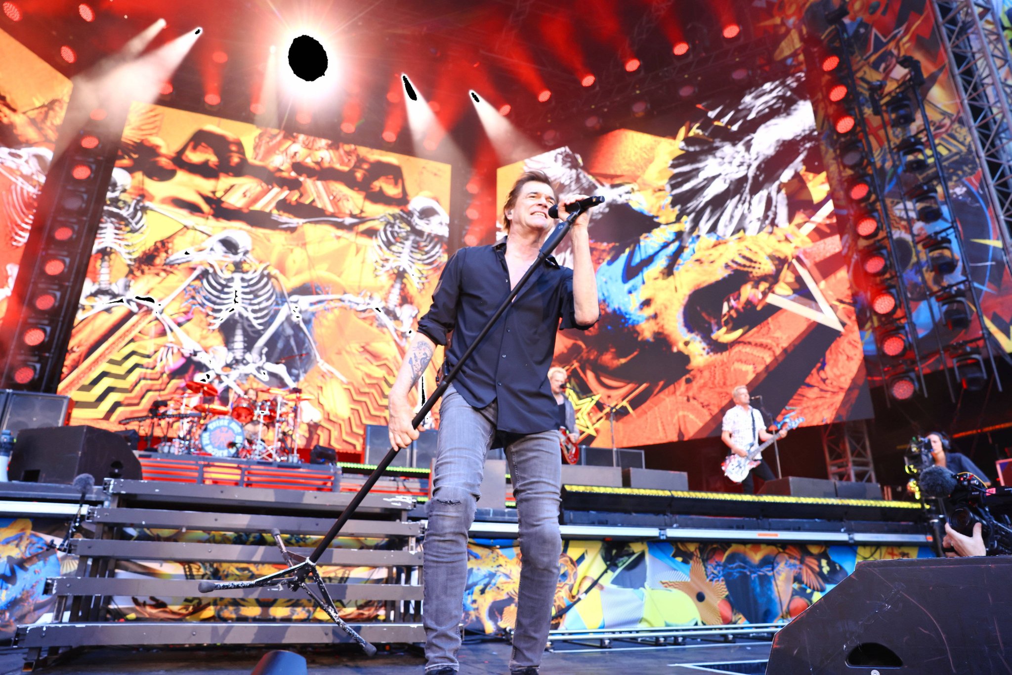 Campino von den Toten Hosen bei einem Konzert der Abschiedstour im Olympiastadion Berlin