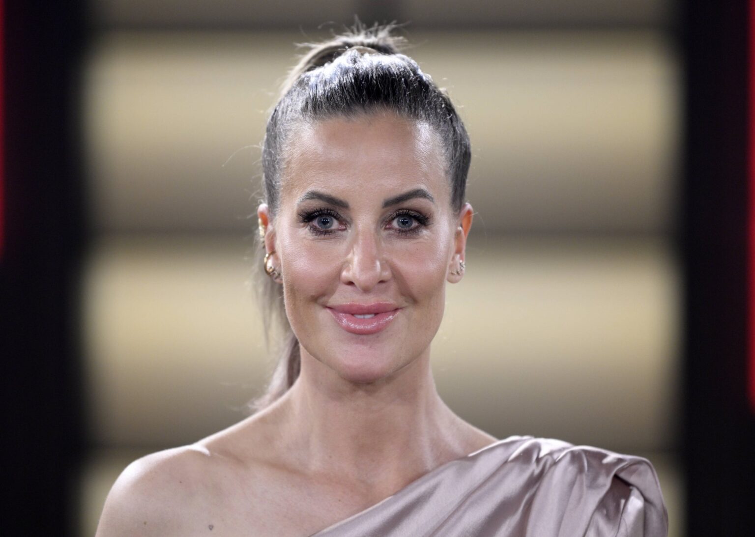 Charlotte Engelhardt bei der Aufzeichnung der WDR-Talkshow Kölner Treff in Köln