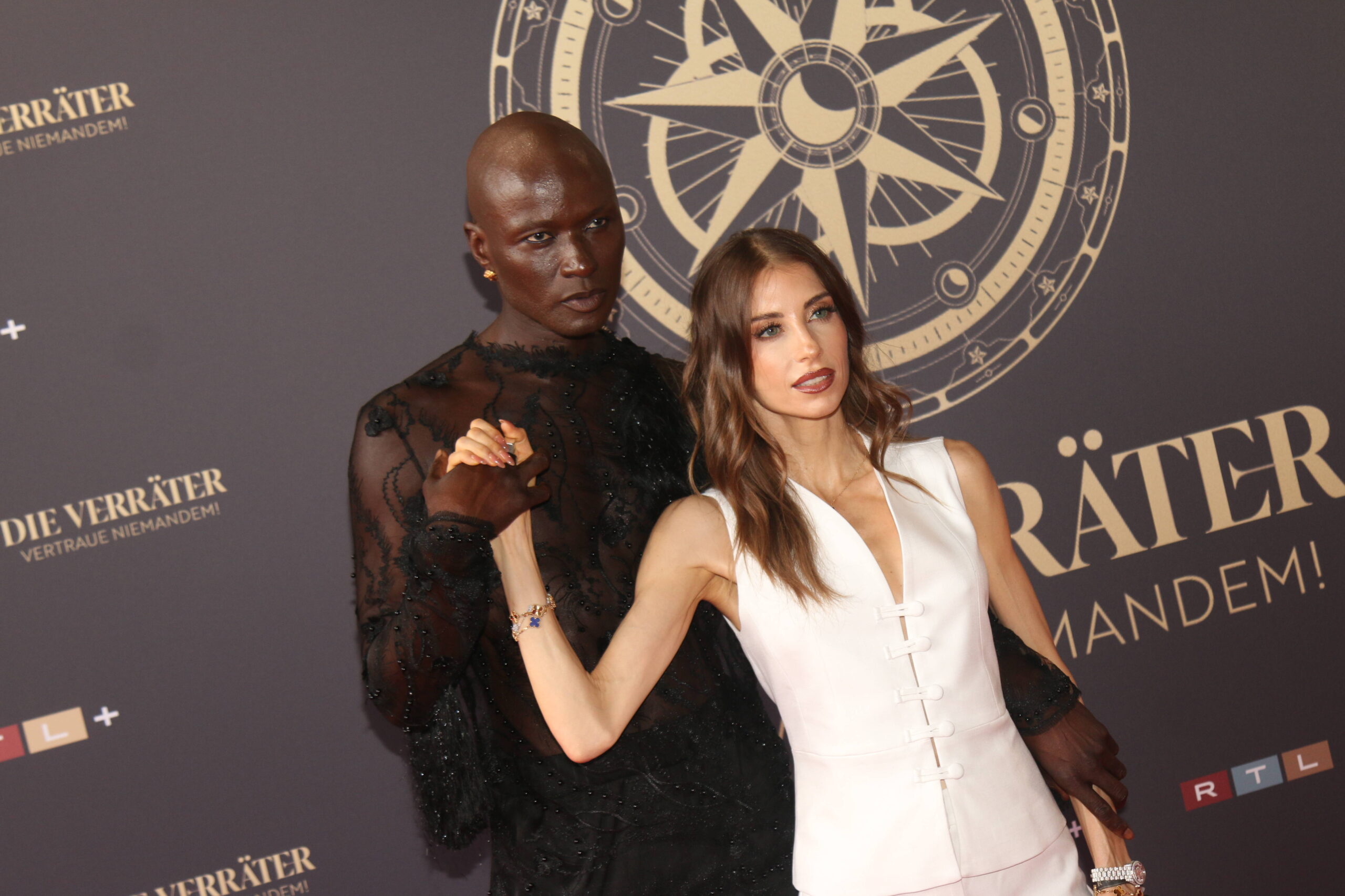 Papis Loveday und Cathy Hummels bei der Verräter-Premiere in Köln