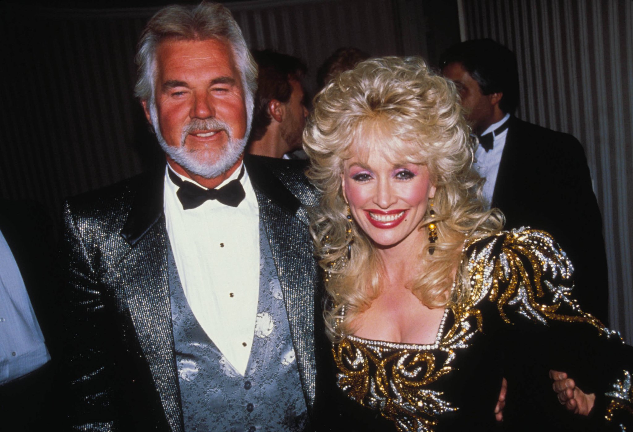 Dolly Parton und Kenny Rogers gemeinsam im Jahr 1988