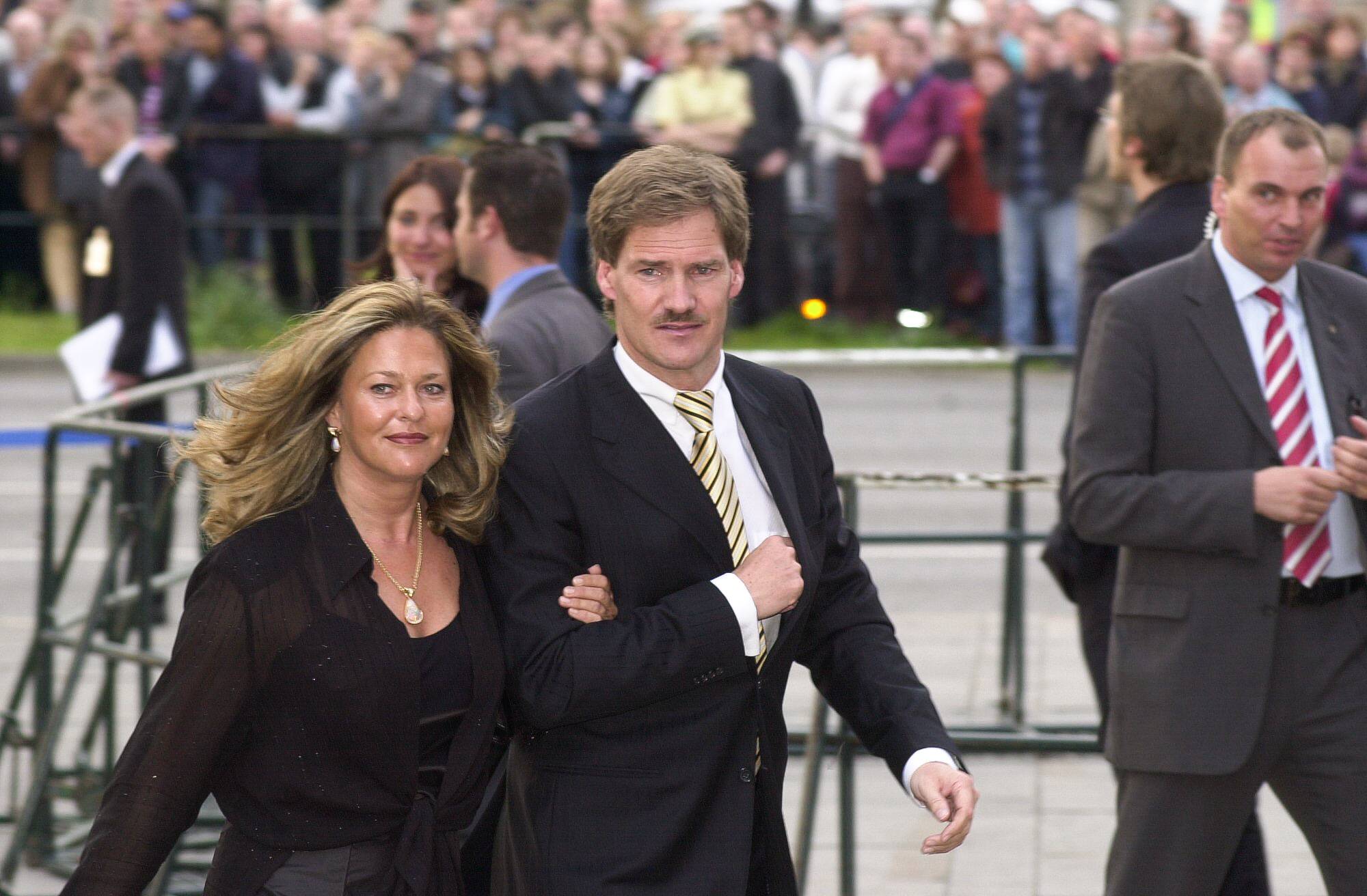 Carsten Maschmeyer und Ehefrau Bettina bei der Geburtstagsfeier von Gerhard Schröder in Hannover