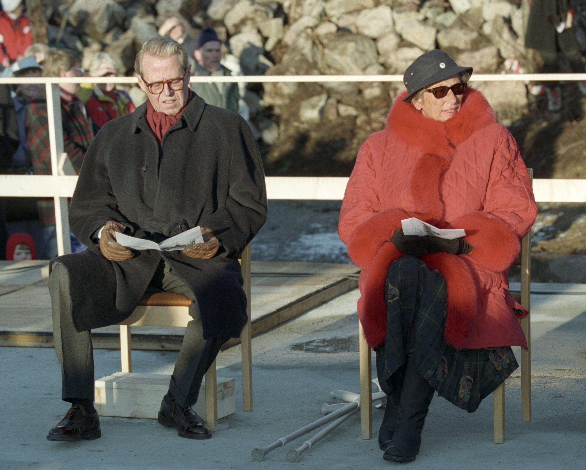 Prinzessin Astrid von Norwegen mit ihrem Ehemann Johan Martin Ferner in Oslo
