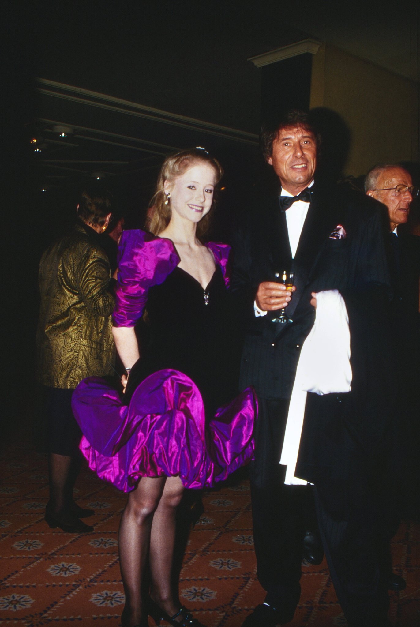 Schauspielerin Silvia Seidel mit Sänger Udo Jürgens bei der Goldenen Kamera in Berlin