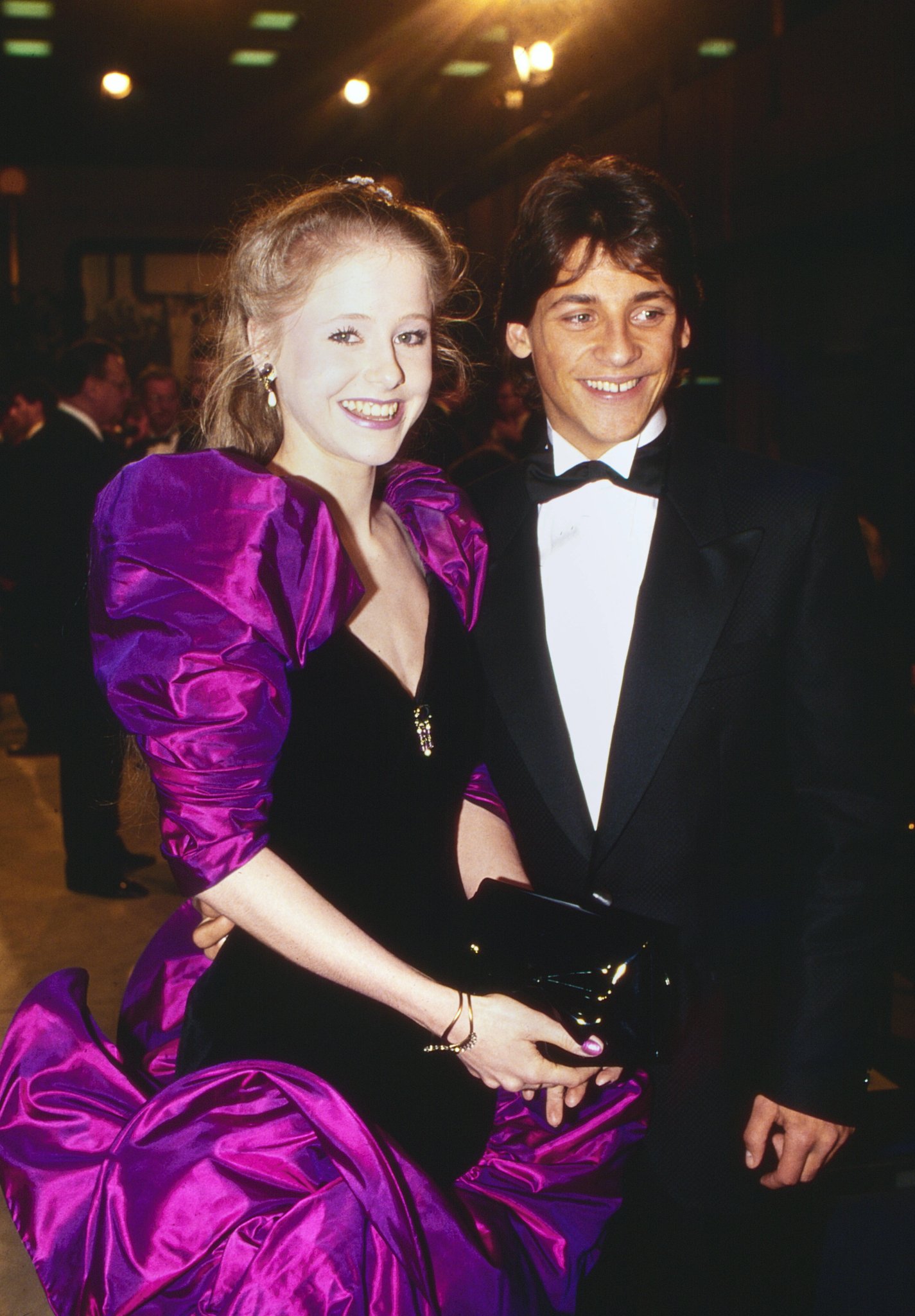 Silvia Seidel und Patrick Bach, die Stars der ZDF-Serie Anna, bei der Goldenen Kamera in Berlin