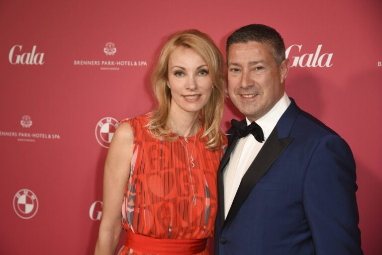 Joachim Llambi und seine Ehefrau Ilona Llambi auf dem roten Teppich