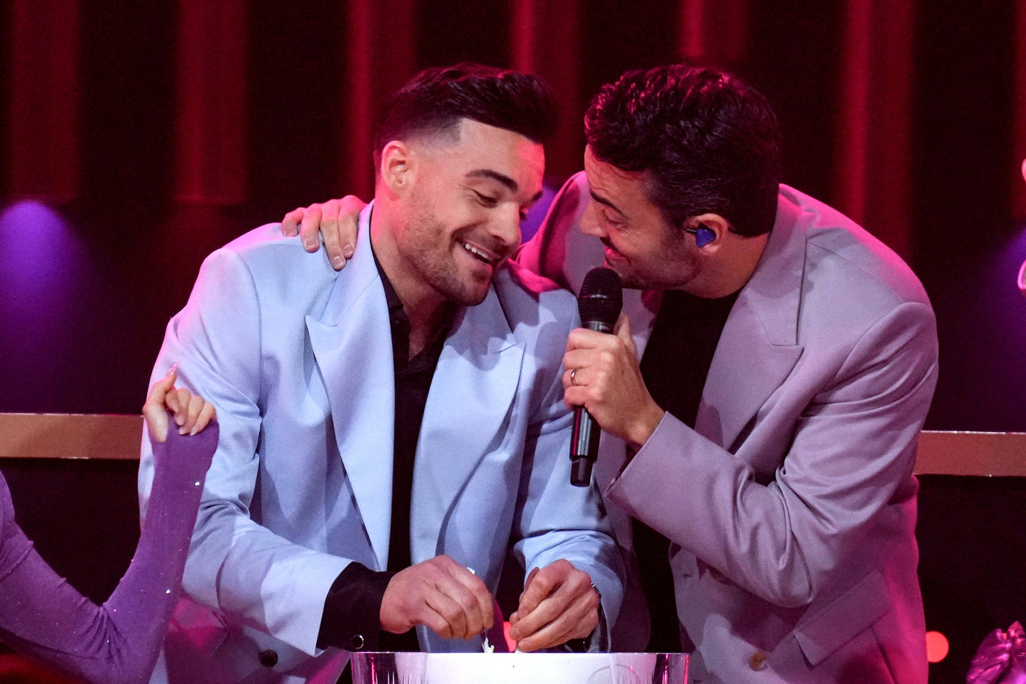 Stefano Zarrella und Giovanni Zarrella bei der Giovanni Zarrella Show in Offenburg