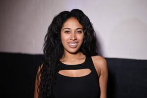 Sarah Joelle Jahnel im Januar 2023 bei einem öffentlichen Termin in Köln