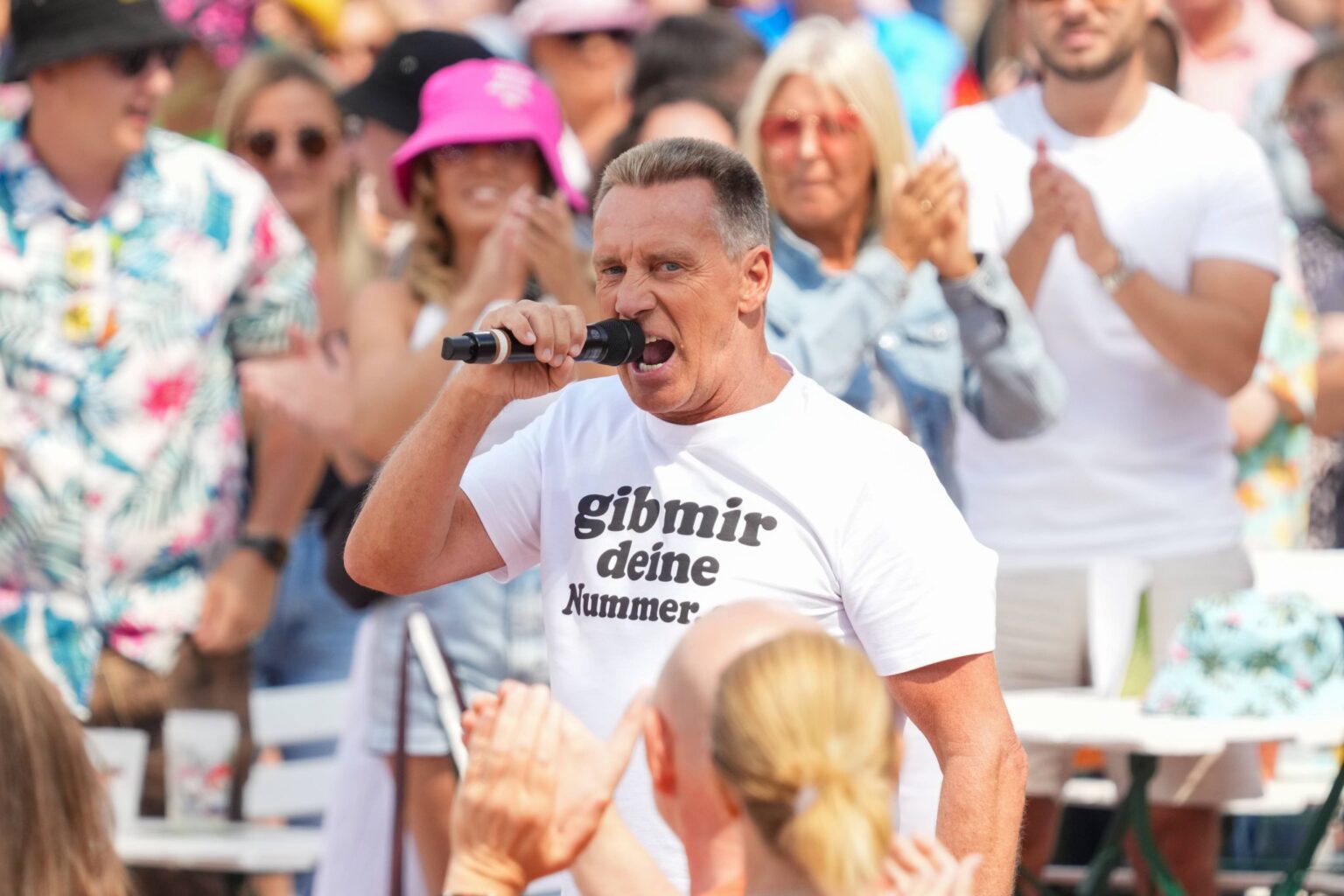 Jürgen Milski beim ZDF Fernsehgarten am 19.07.2026 in Mainz