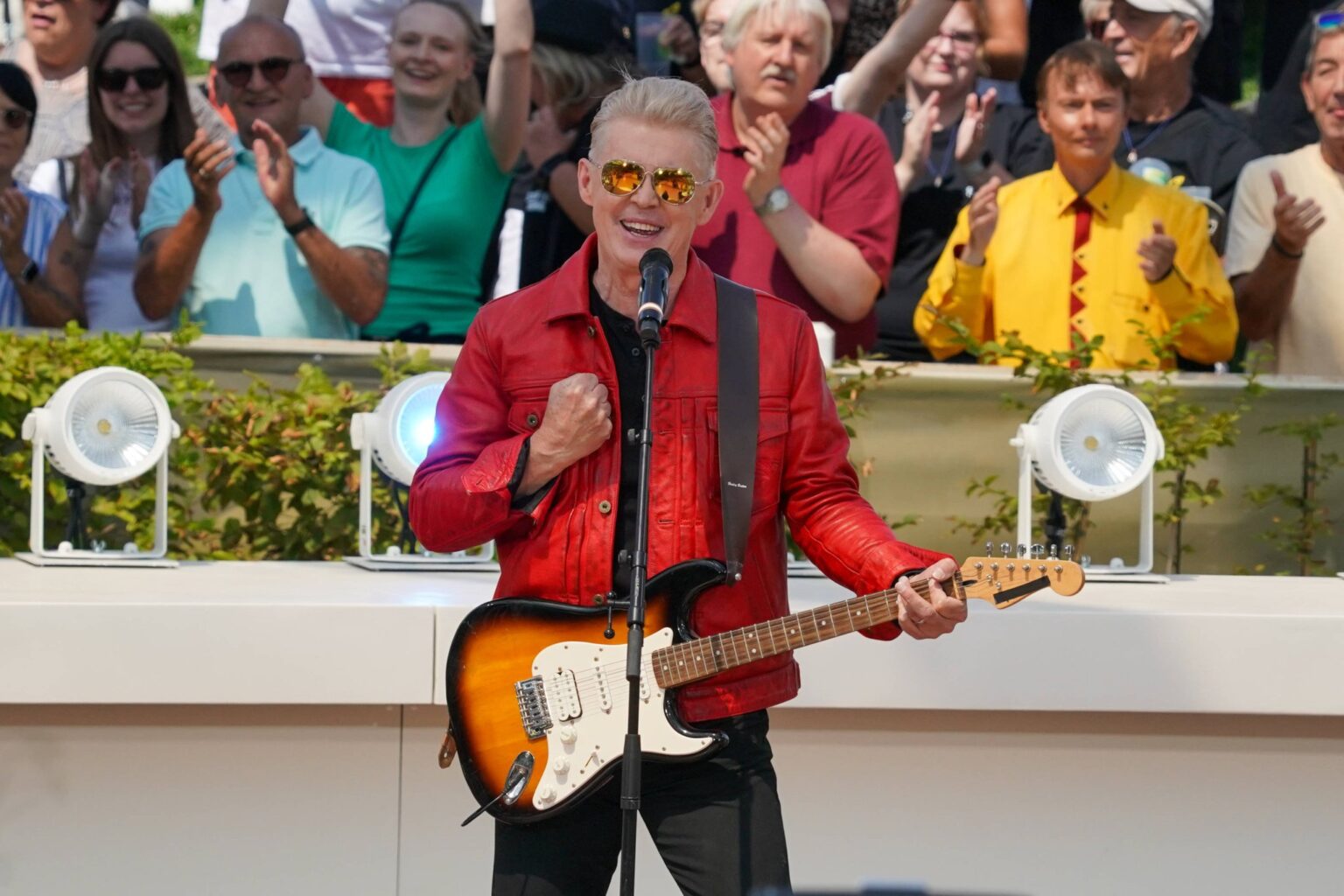 Markus Mörl beim ZDF-Fernsehgarten in Mainz
