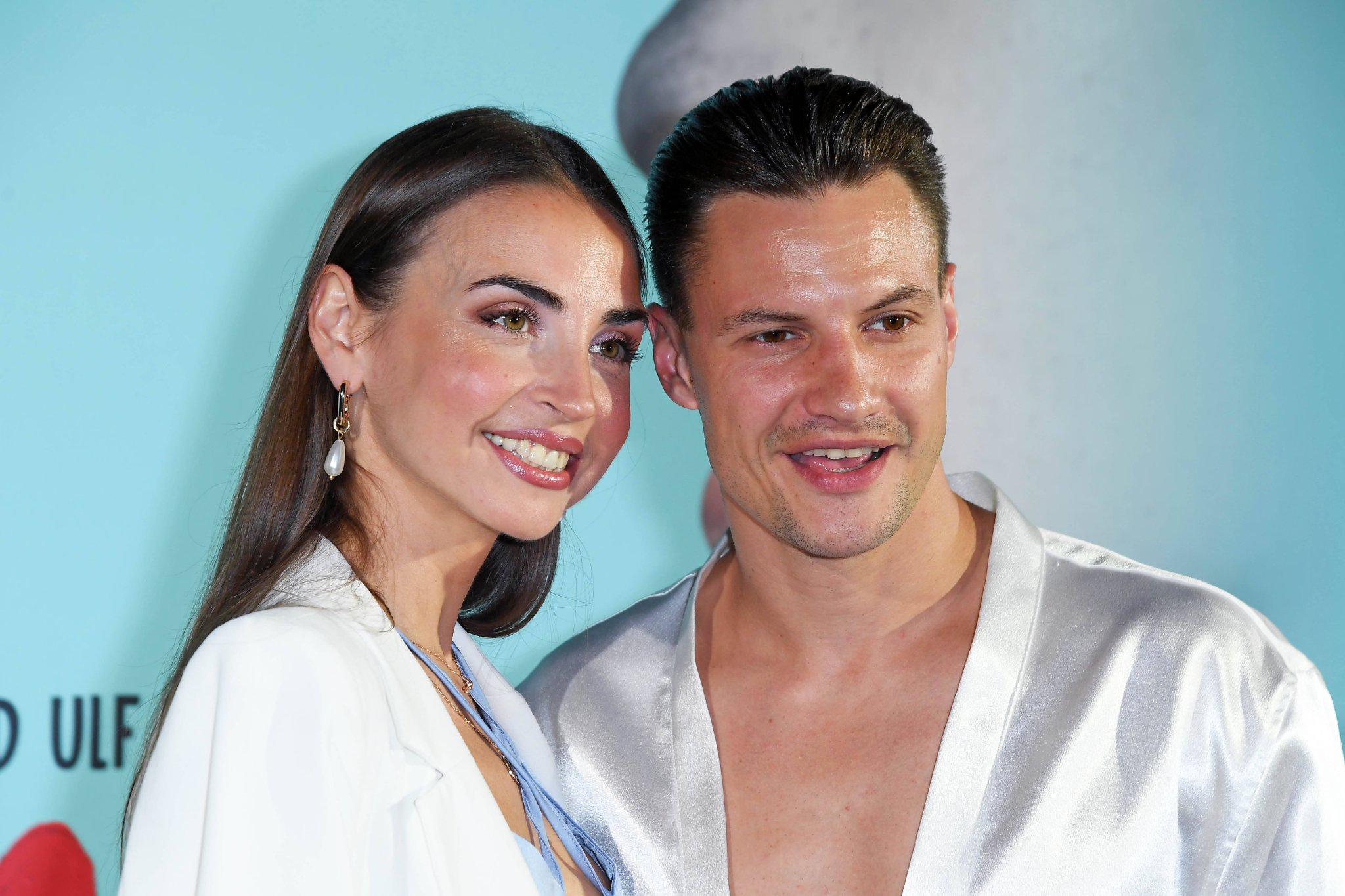 Ekaterina Leonova und ihr Freund Ilya Viarmenich auf dem roten Teppich in Düsseldorf