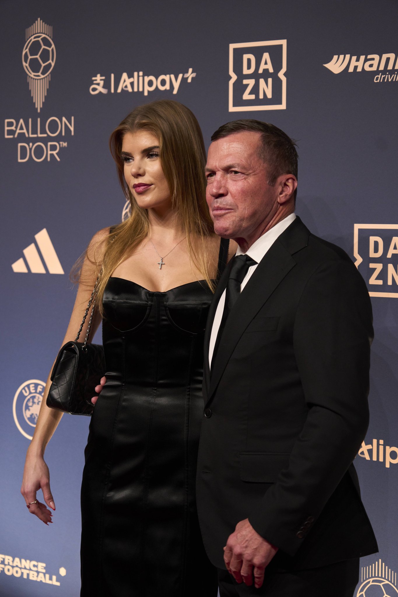 Lothar Matthäus und Theresa Sommer auf dem roten Teppich beim Ballon d'Or 2026 in London