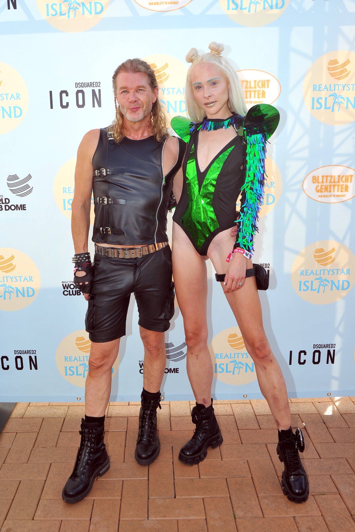 Theresia Fischer und ihr Freund Stefan Kleiser beim World Club Dome in Frankfurt
