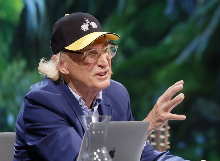 Otto Waalkes bei der Vorstellung seines Buchs „Kunst in Sicht“ in Köln